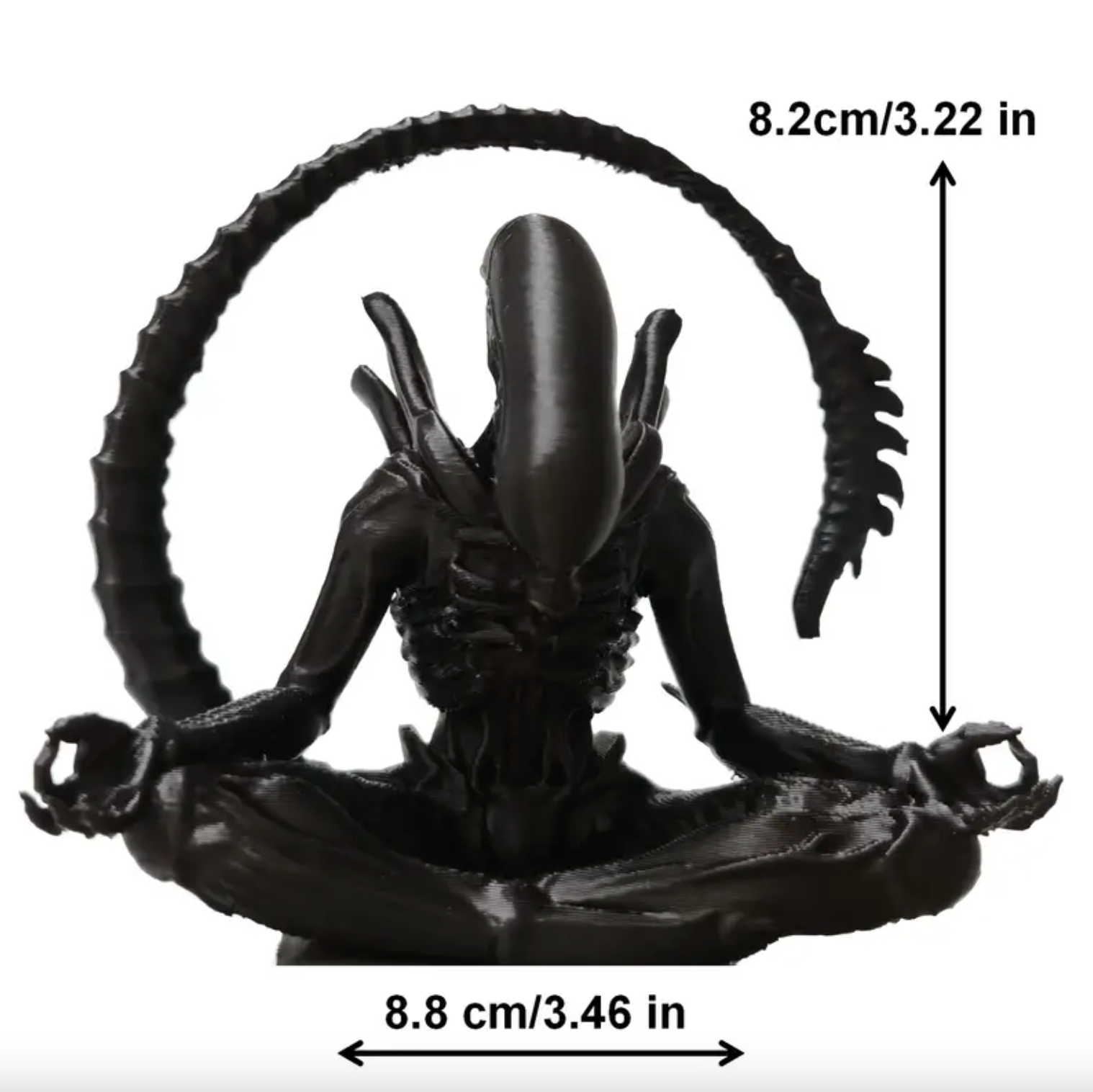 Xenomorph Meditation Figurine - ZenCrafted
