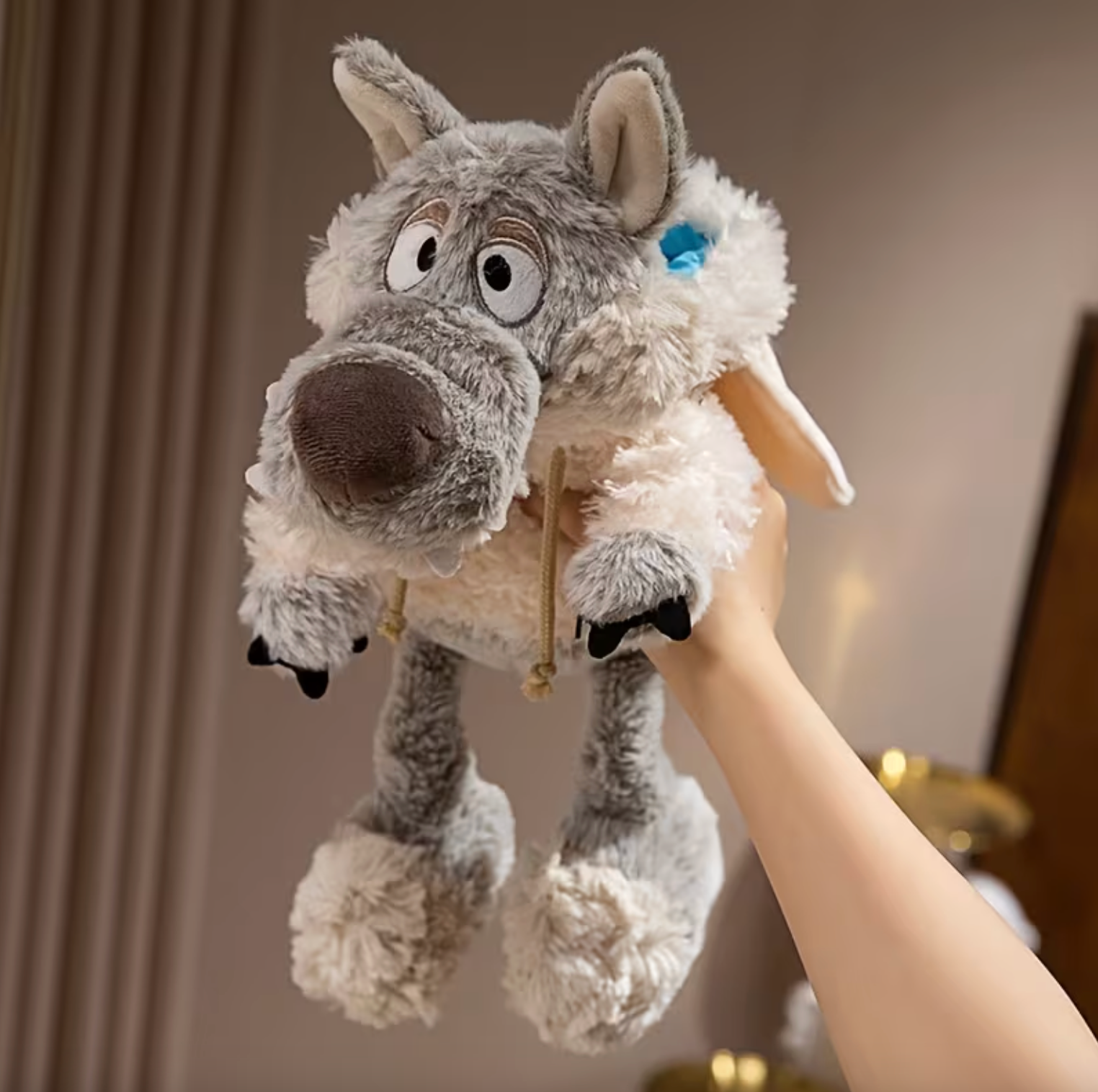 Wolf Plush Toy - CozyCuddle™ Sheep Disguise Design