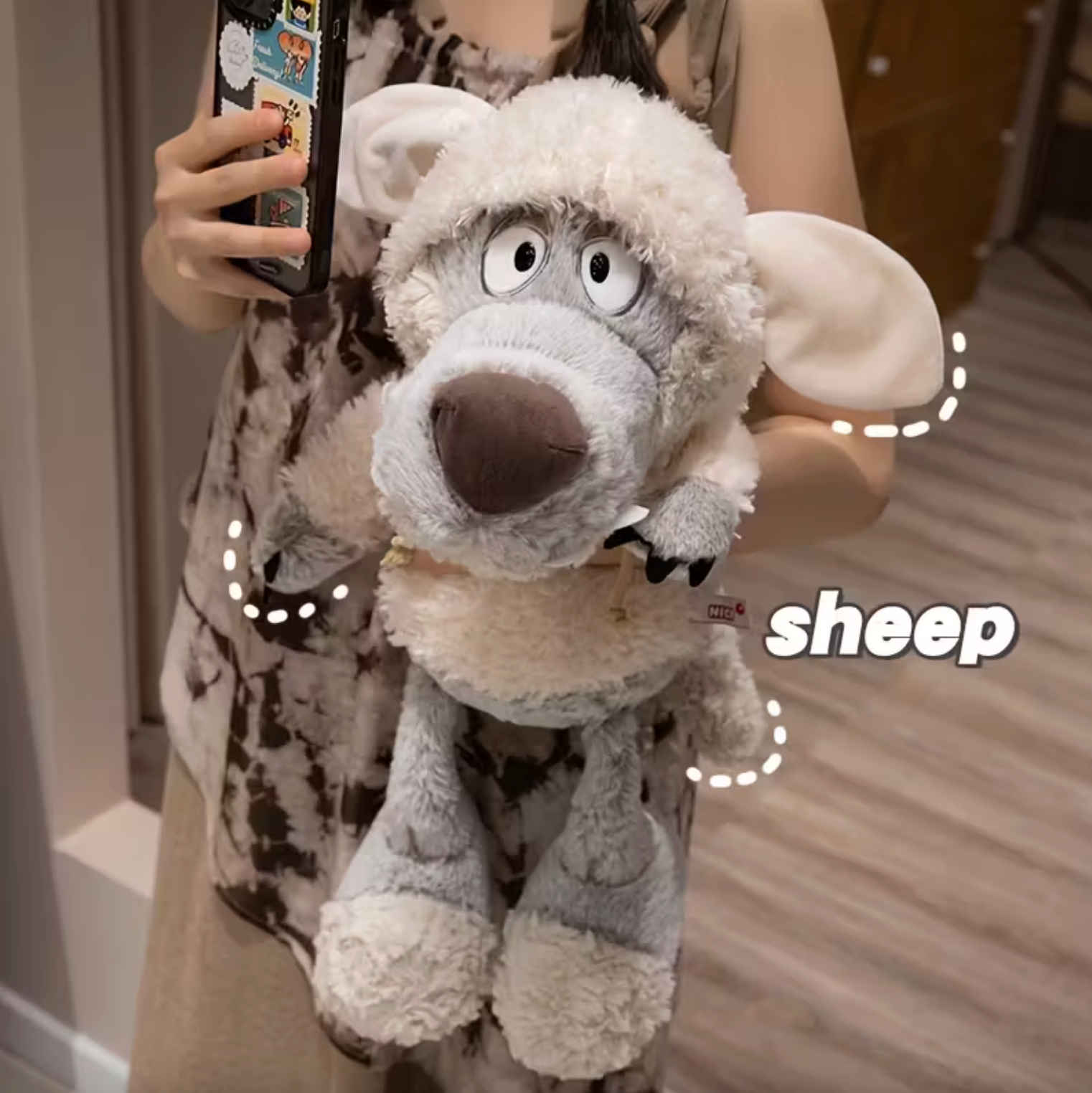 Wolf Plush Toy - CozyCuddle™ Sheep Disguise Design