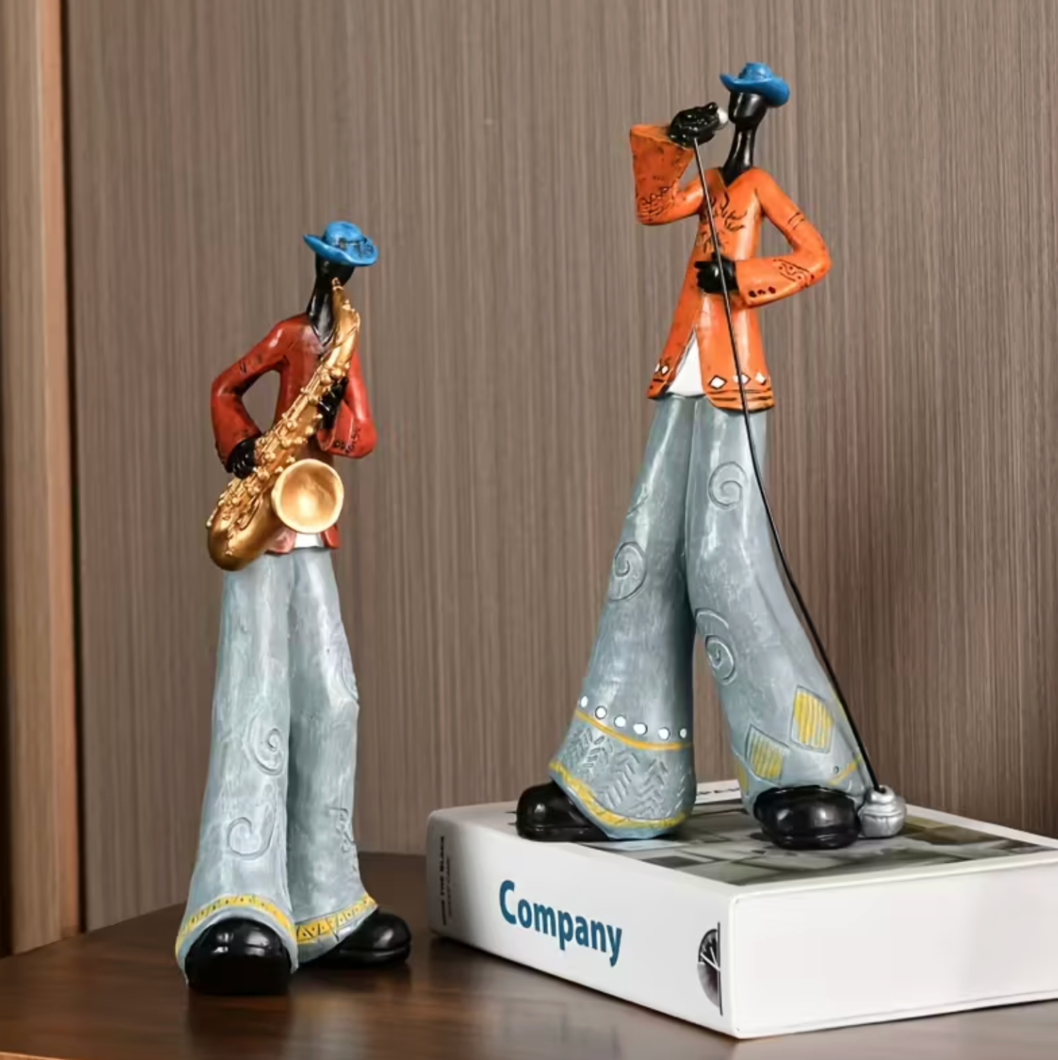 Vintage Jazz Band Figurines - HarmonyCraft Collectibles