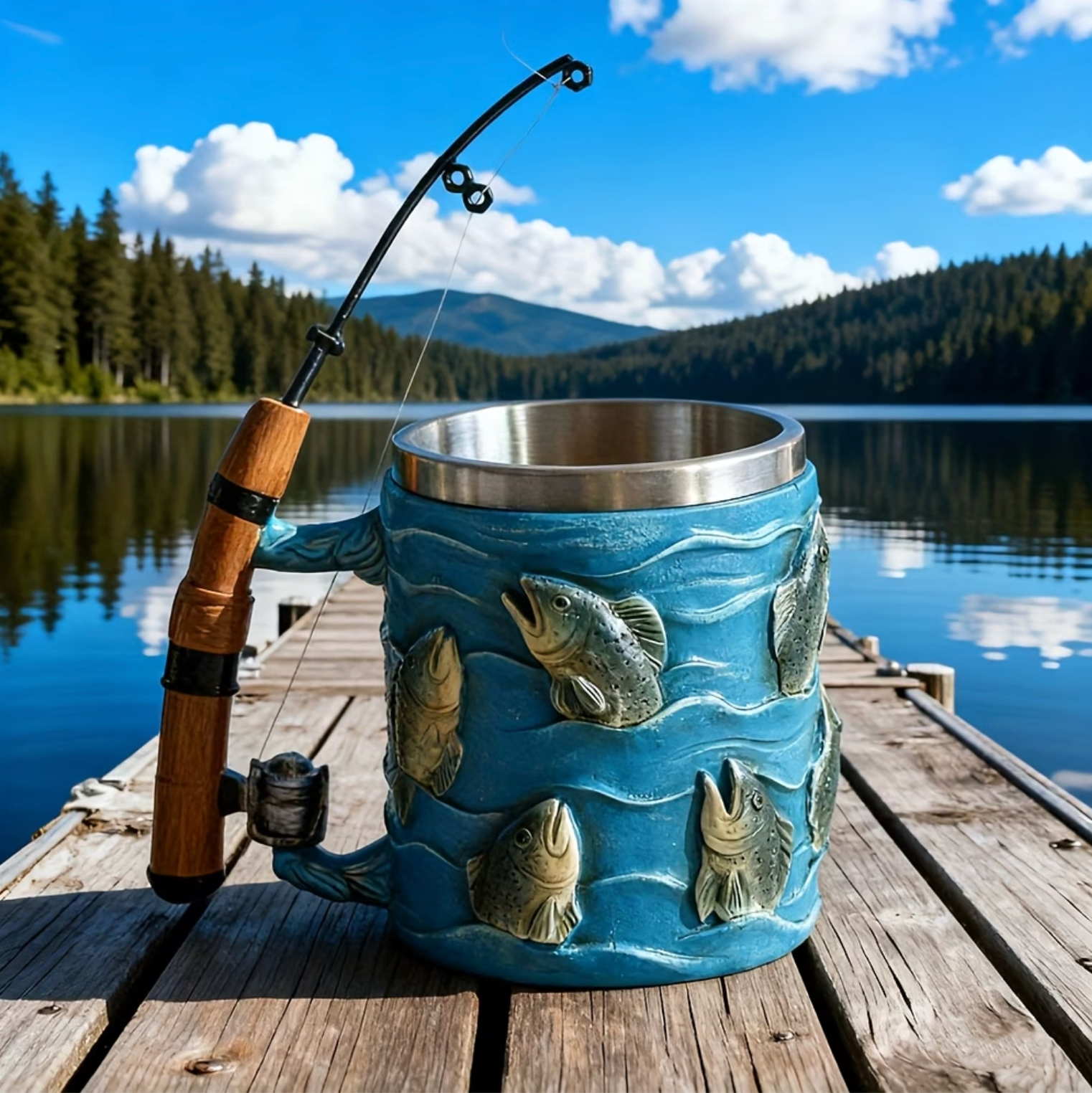 Fishing Mug - AquaCraft™ Insulated Design for Hot & Cold Drinks