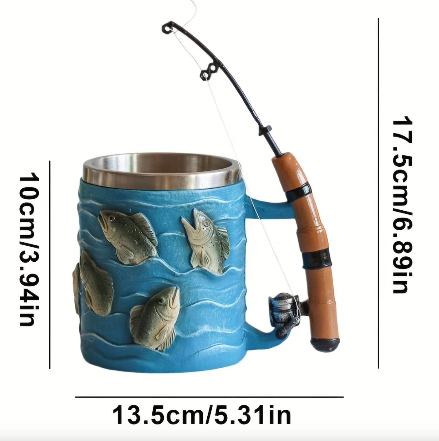 Fishing Mug - AquaCraft™ Insulated Design for Hot & Cold Drinks