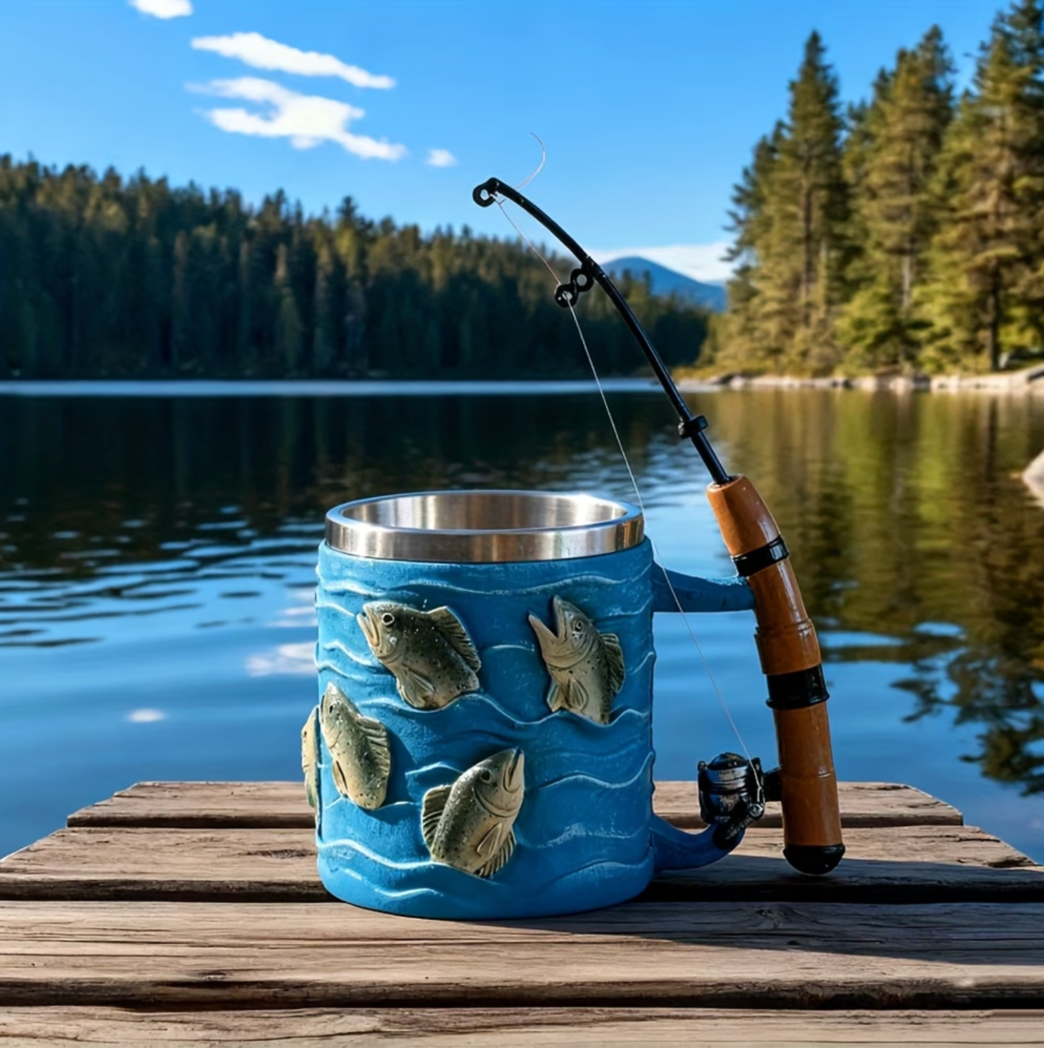 Fishing Mug - AquaCraft™ Insulated Design for Hot & Cold Drinks
