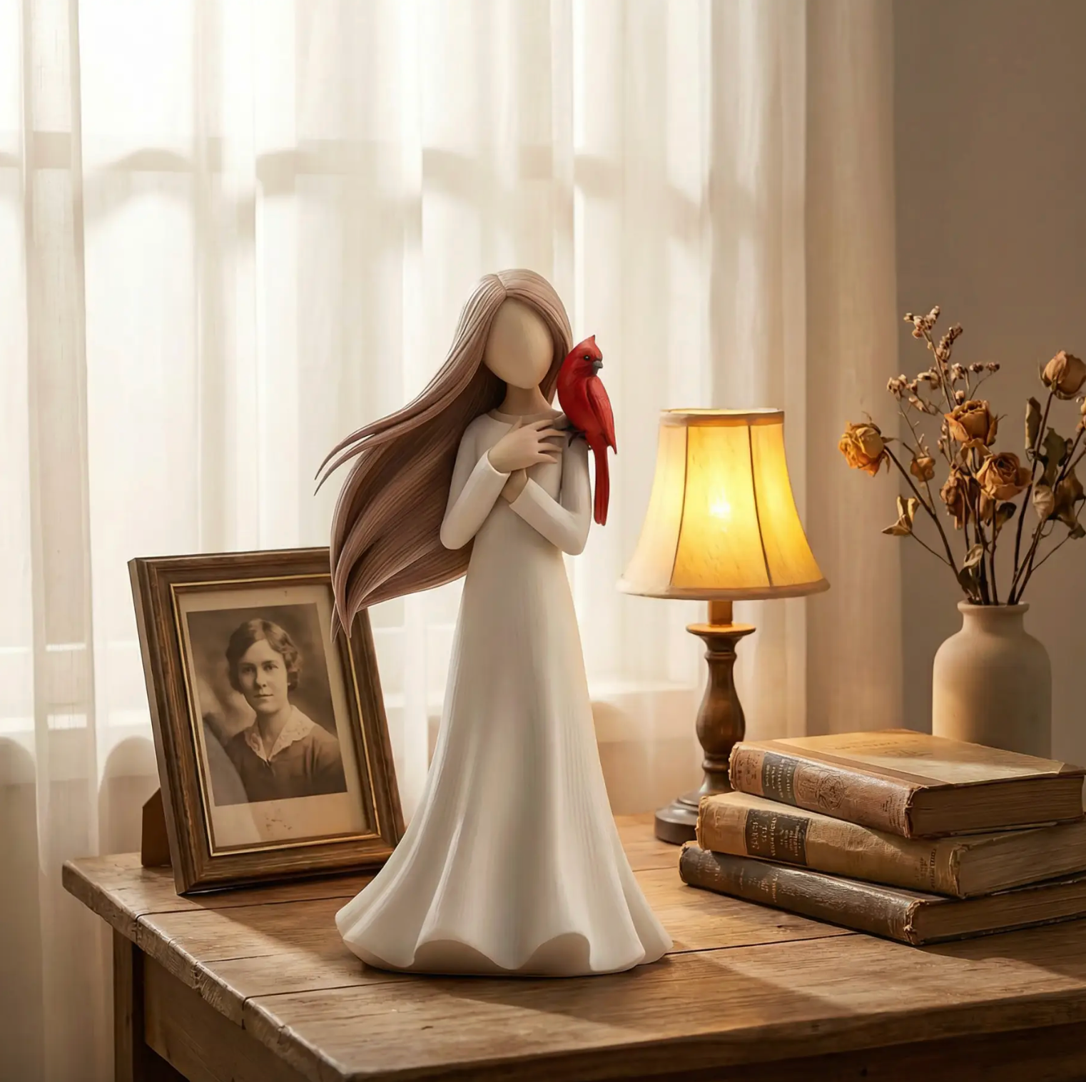 Remembrance Figurine - EverGrace™ Cardinal Tribute
