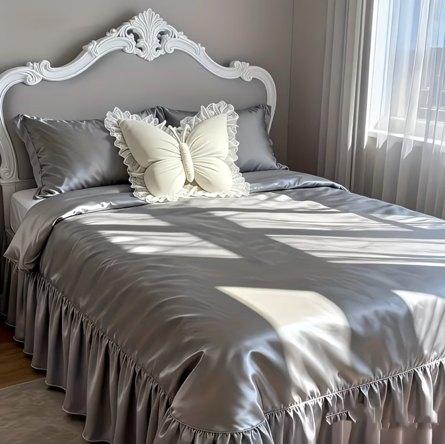 Lace Butterfly Pillow - LuxeNest™