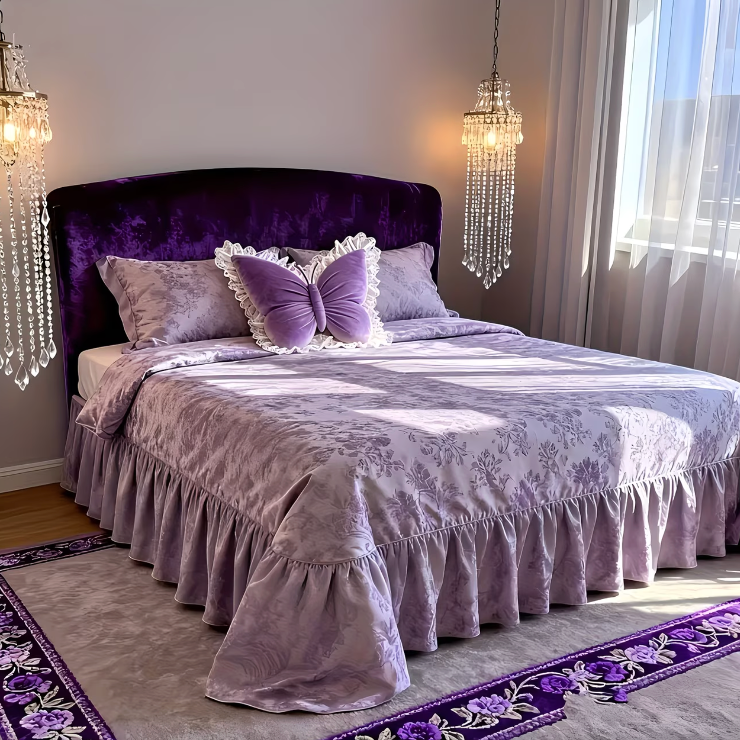 Lace Butterfly Pillow - LuxeNest™