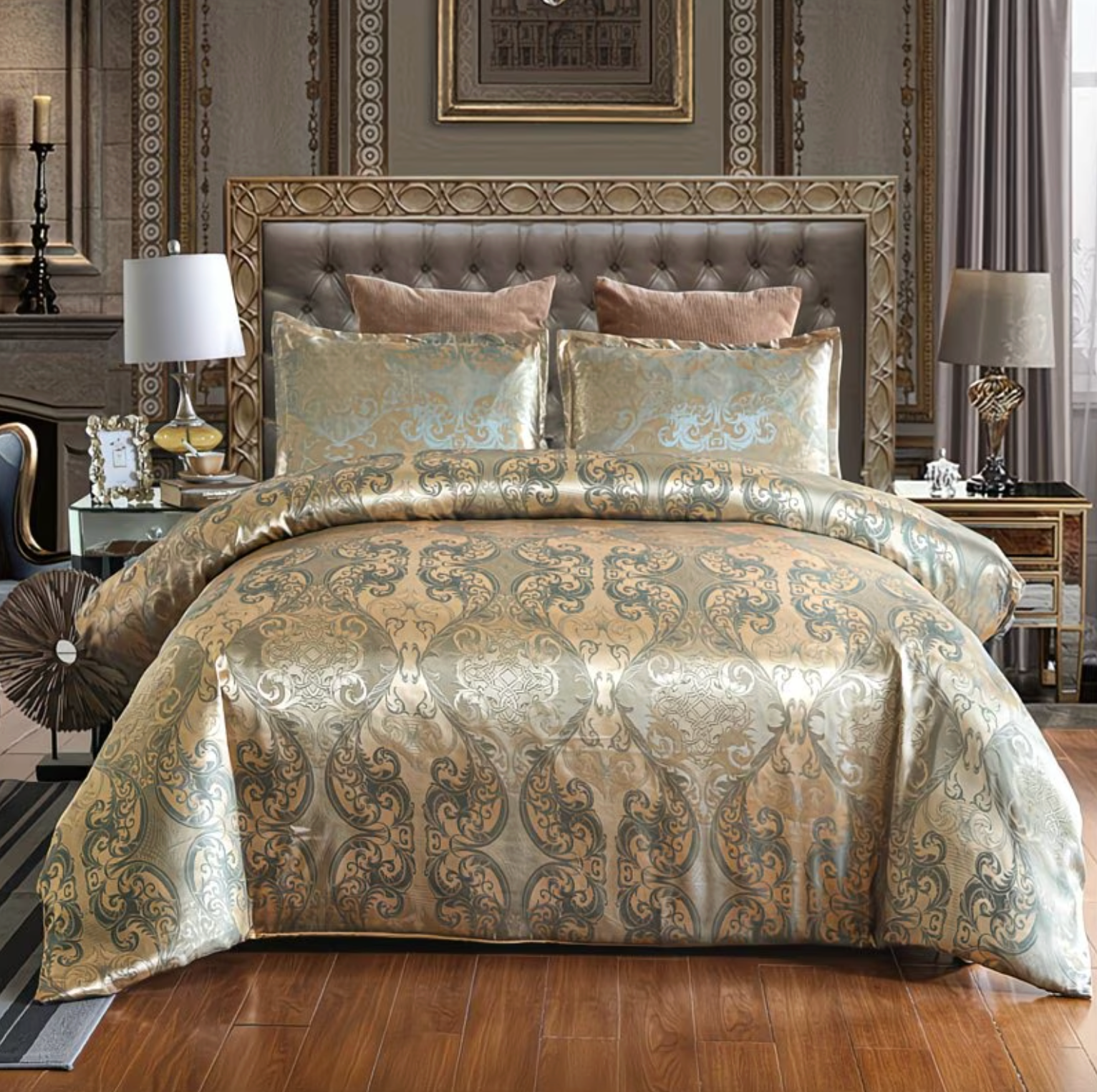 Luxurious Jacquard Bedding Set - Éclat Home