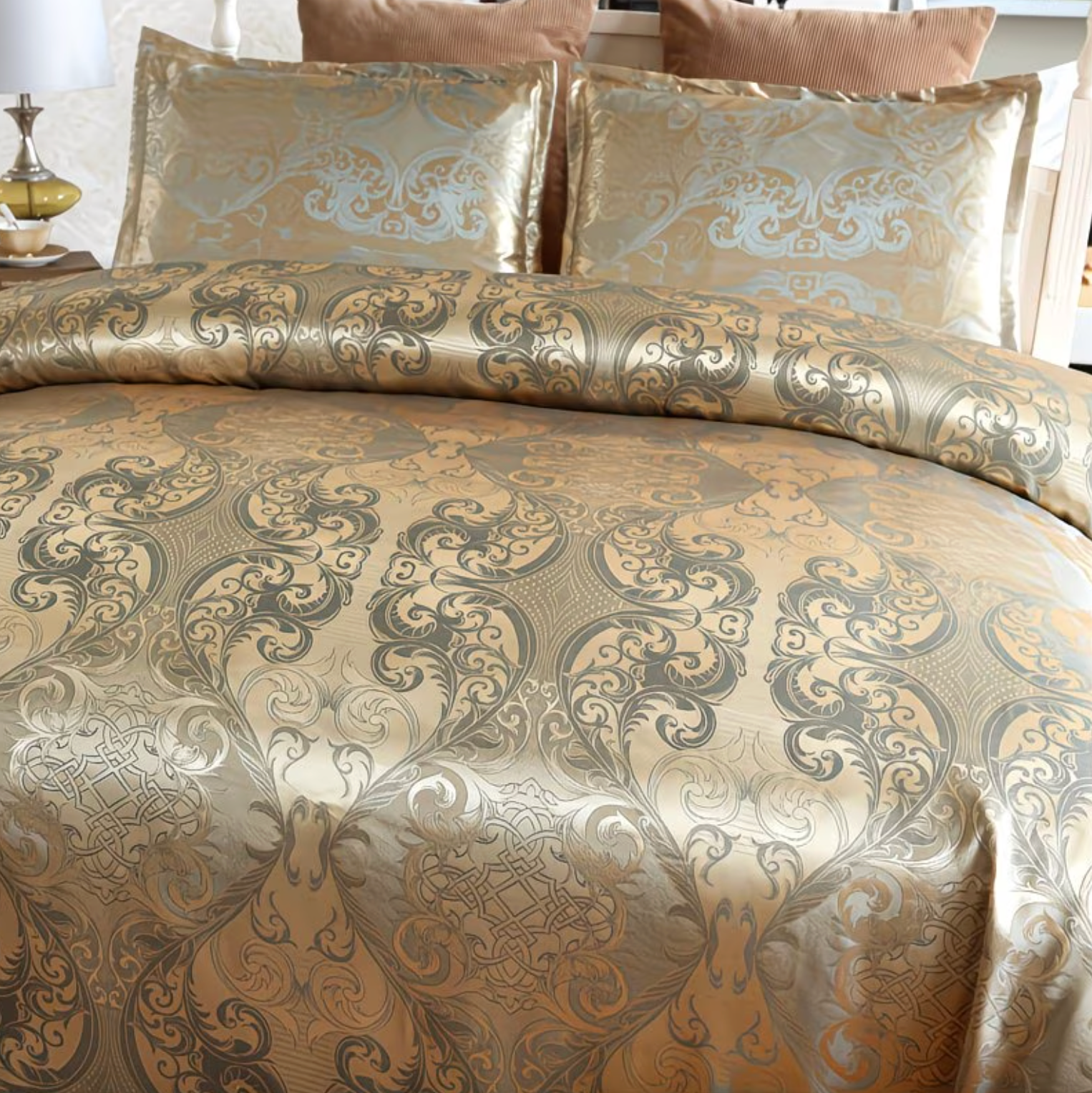Luxurious Jacquard Bedding Set - Éclat Home