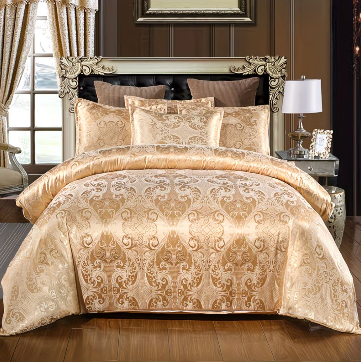 Luxurious Jacquard Bedding Set - Éclat Home