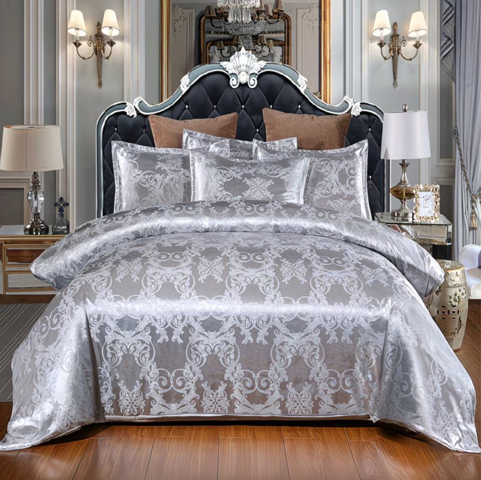 Luxurious Jacquard Bedding Set - Éclat Home