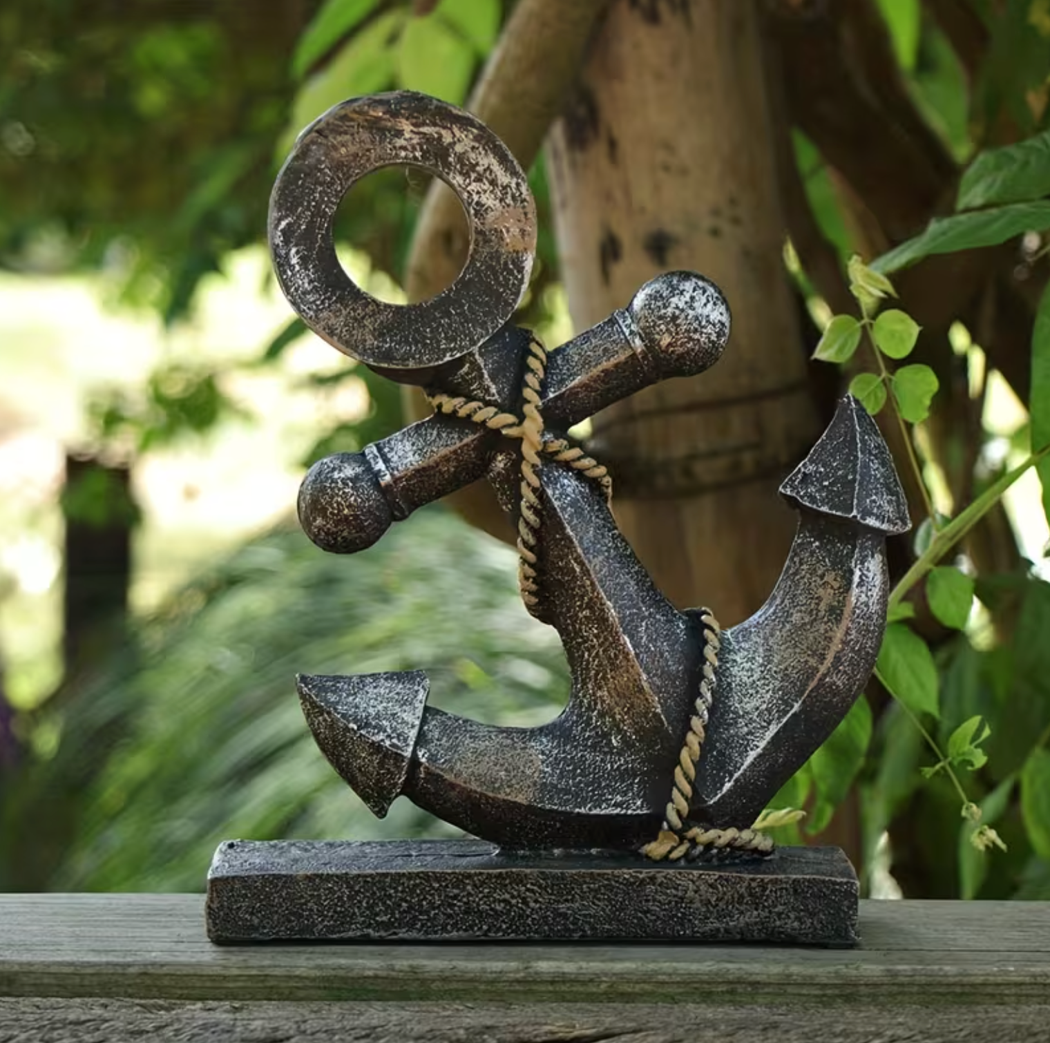 Nautical Vintage Anchor Ornament - Oceanic Treasures