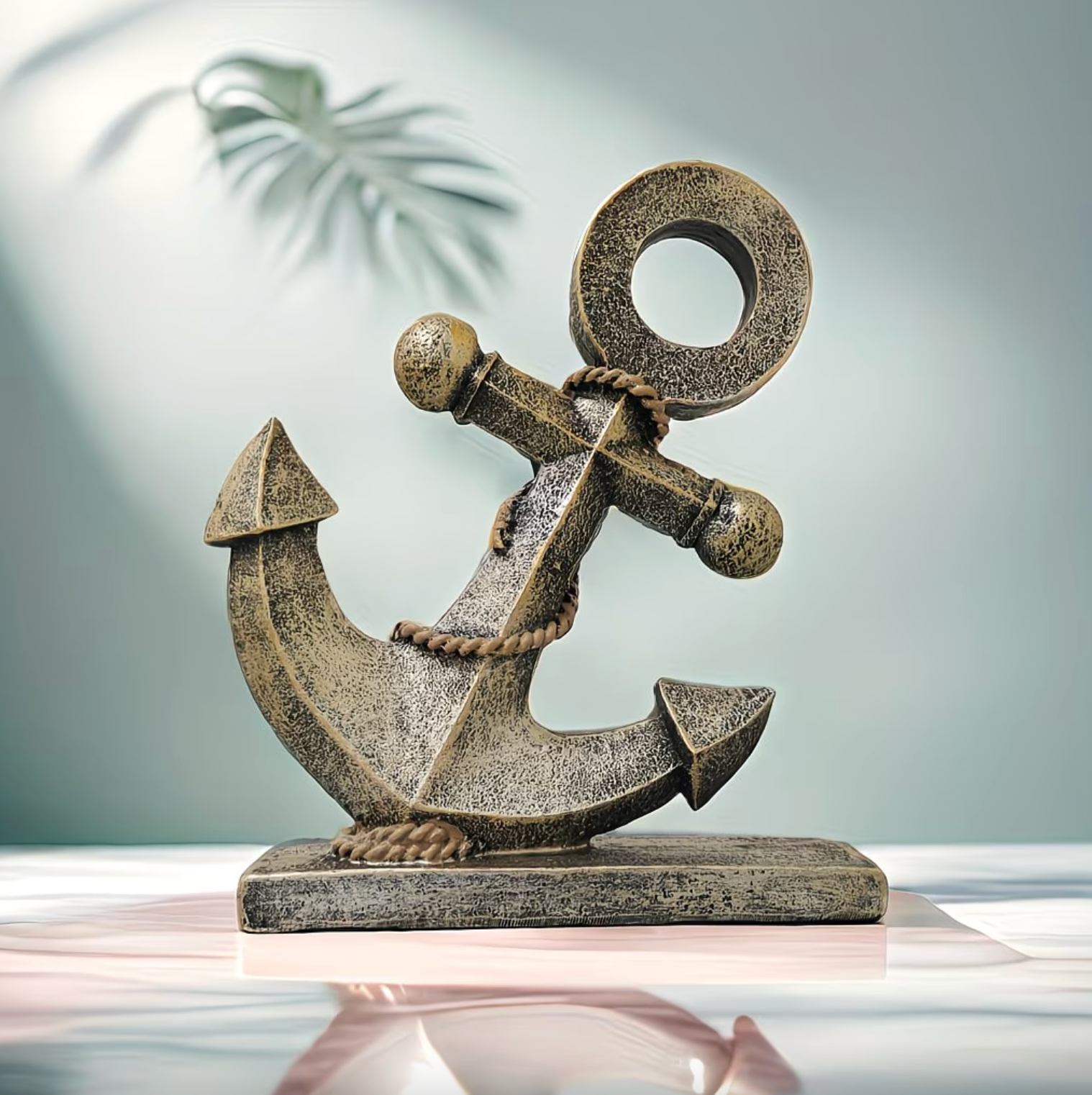 Nautical Vintage Anchor Ornament - Oceanic Treasures