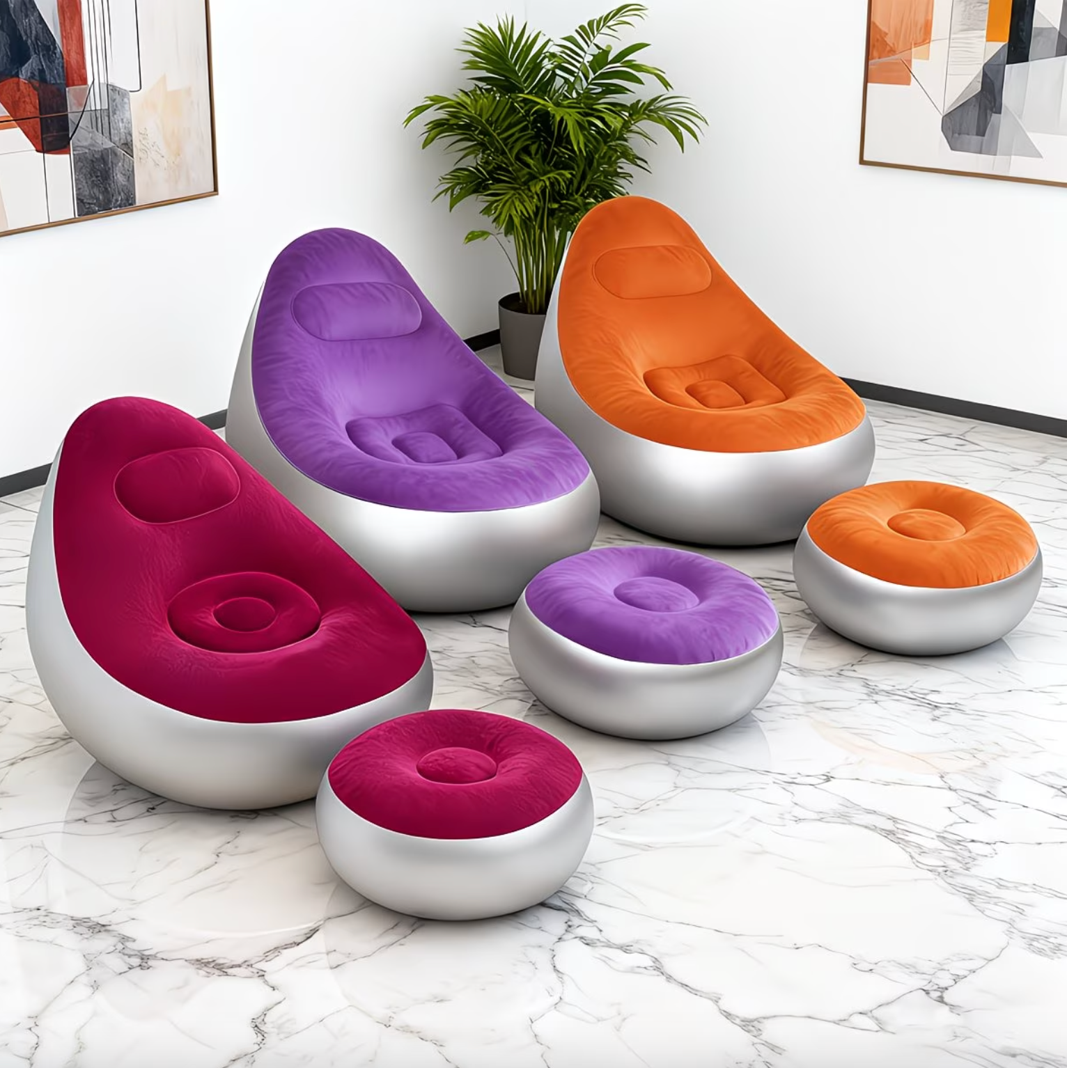 Inflatable Lounge Chair - LuxeAir™ with Easy Setup