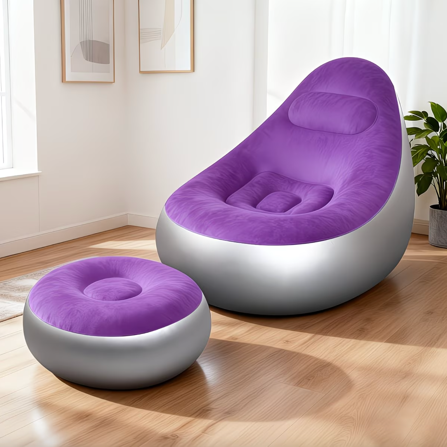 Inflatable Lounge Chair - LuxeAir™ with Easy Setup