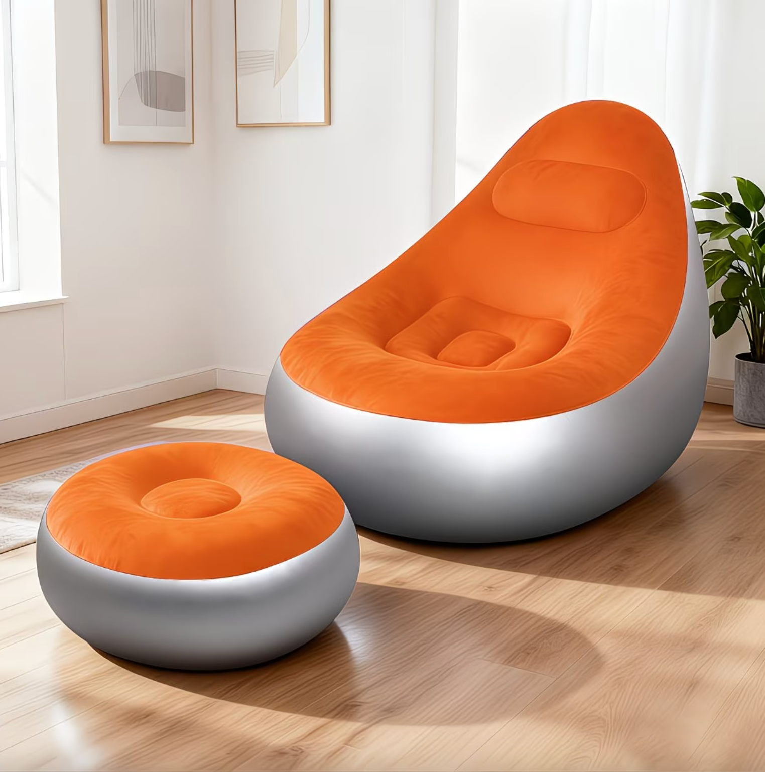 Inflatable Lounge Chair - LuxeAir™ with Easy Setup