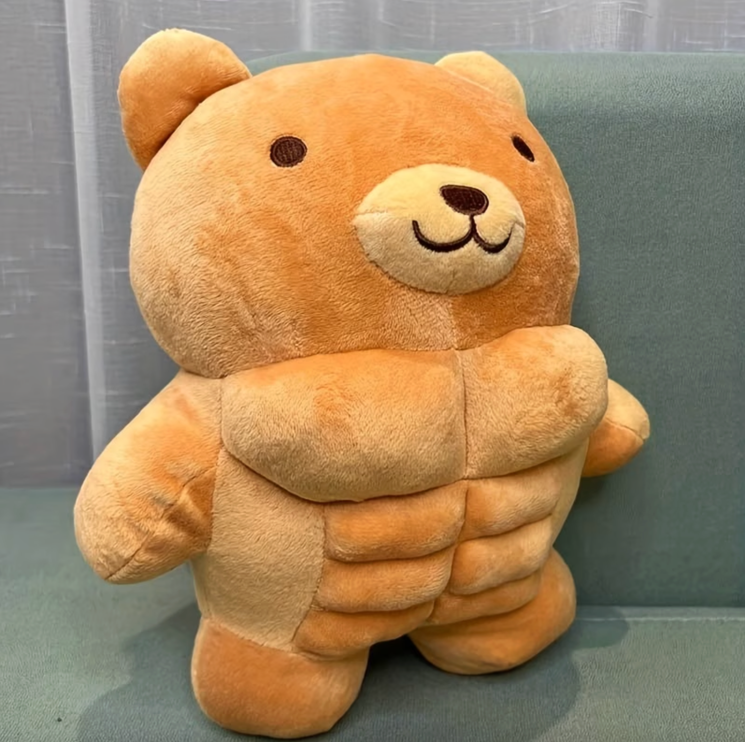 Muscle Teddy Plush - CuddleBear Co.
