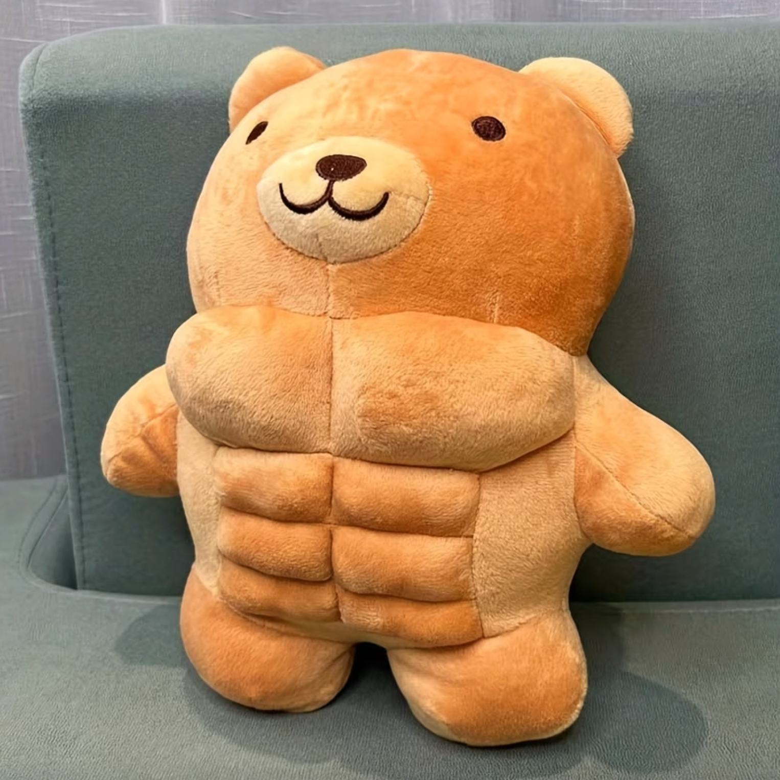 Muscle Teddy Plush - CuddleBear Co.