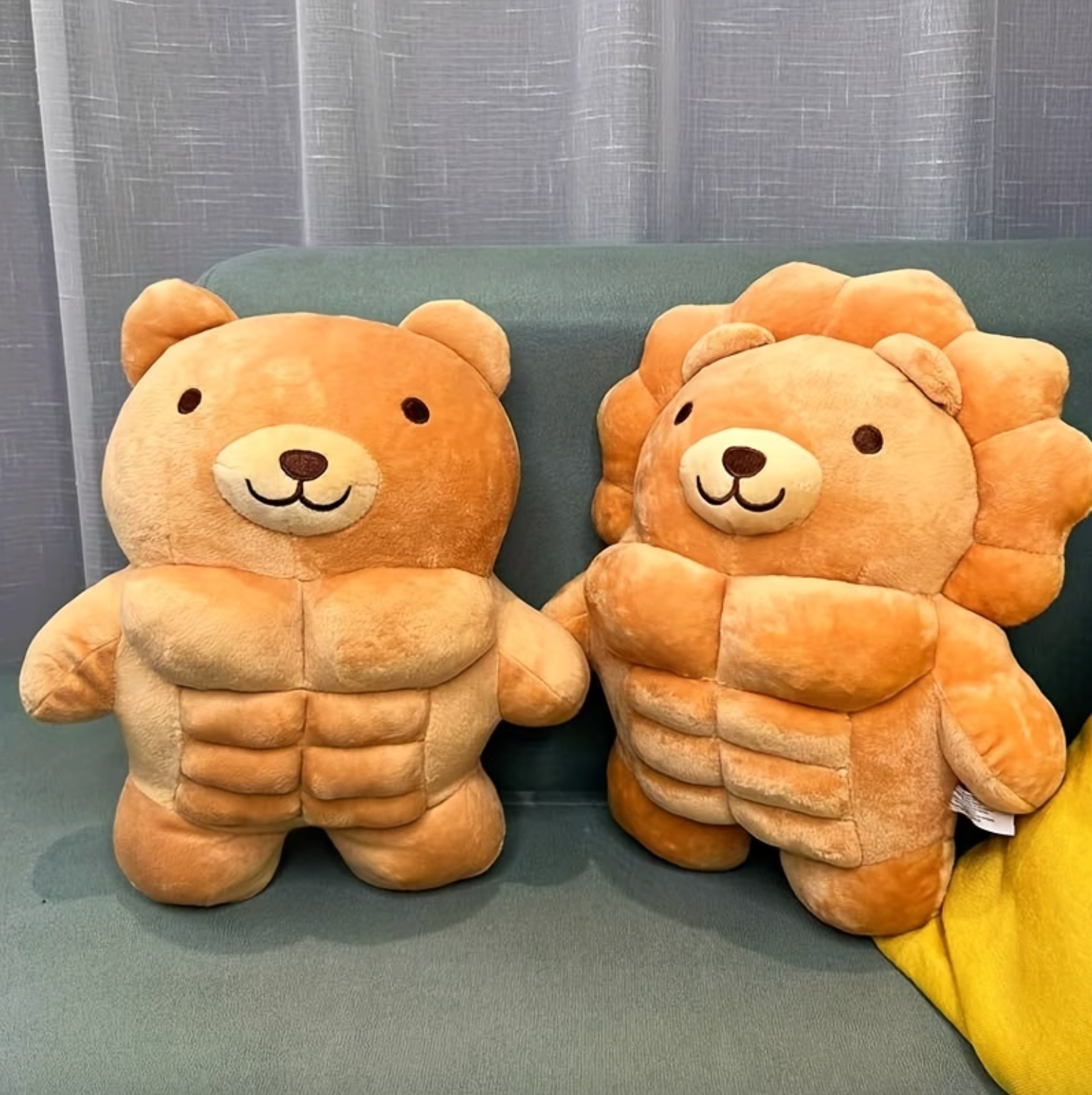 Muscle Teddy Plush - CuddleBear Co.