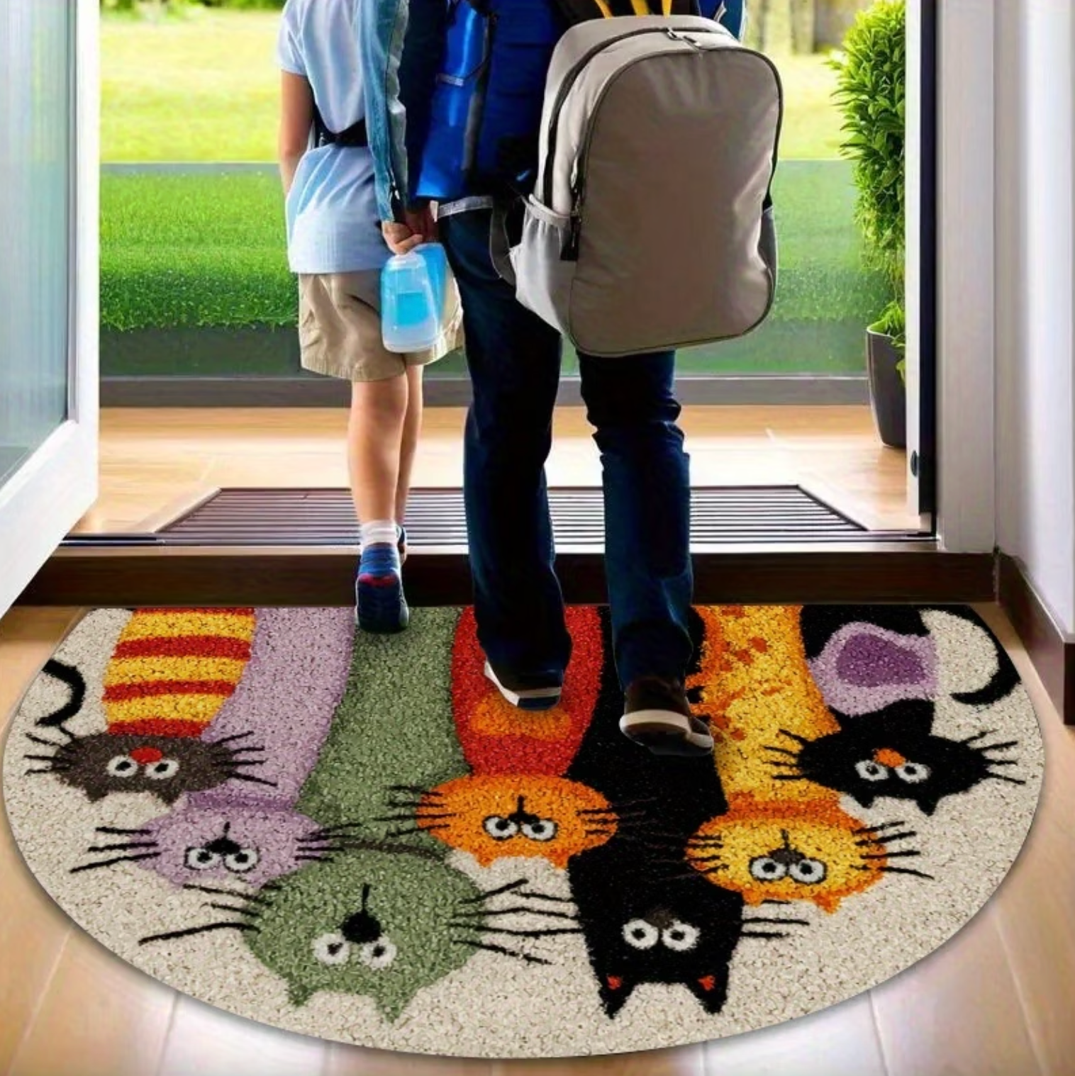 WelcomeMat™ Personalized Door Mat - WhiskerWelcome