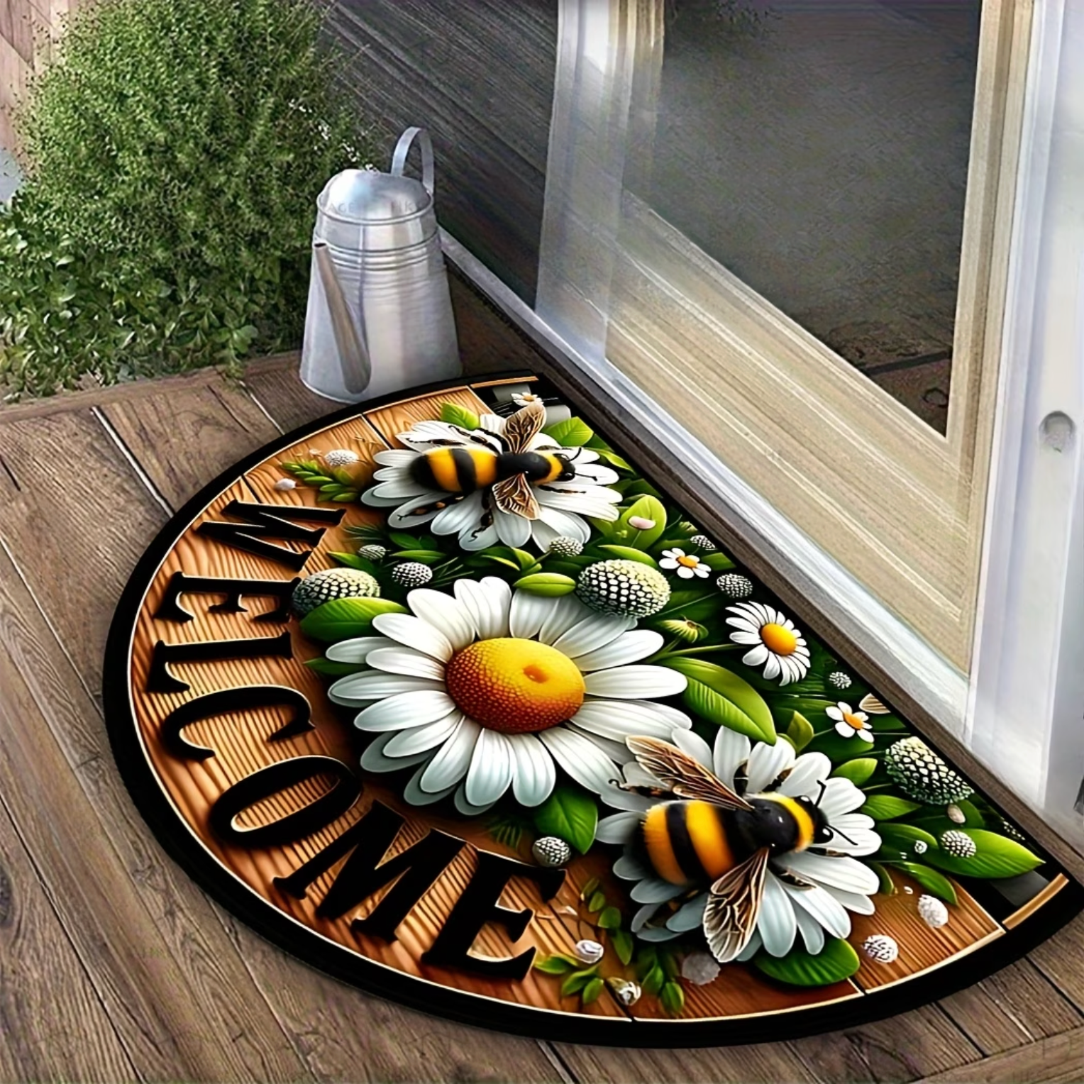 Welcome Mat - CozyNest™ HoneyBloom Design