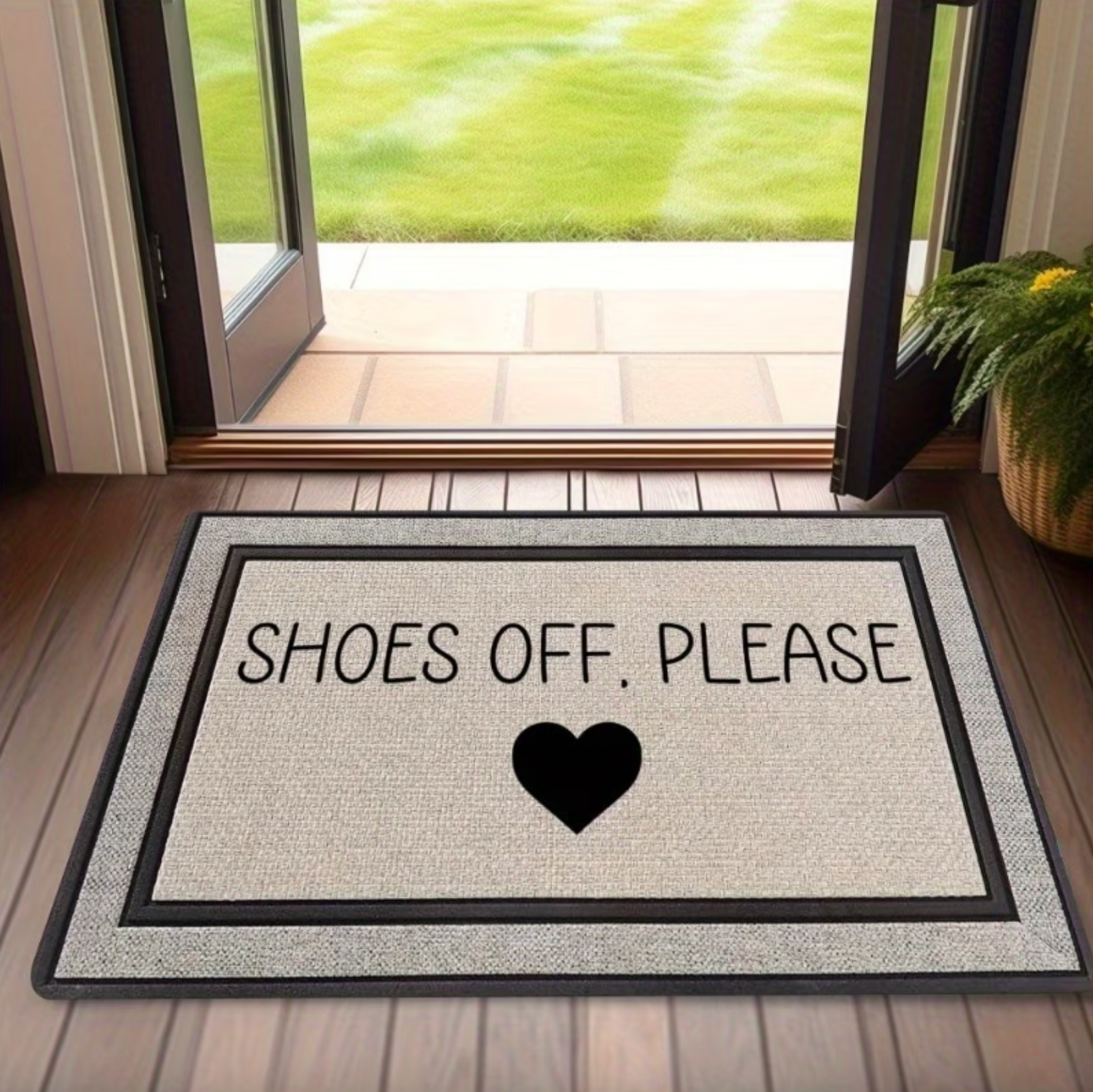 Welcome Mat - LuxeEntry™ with Durable Non-Slip Design