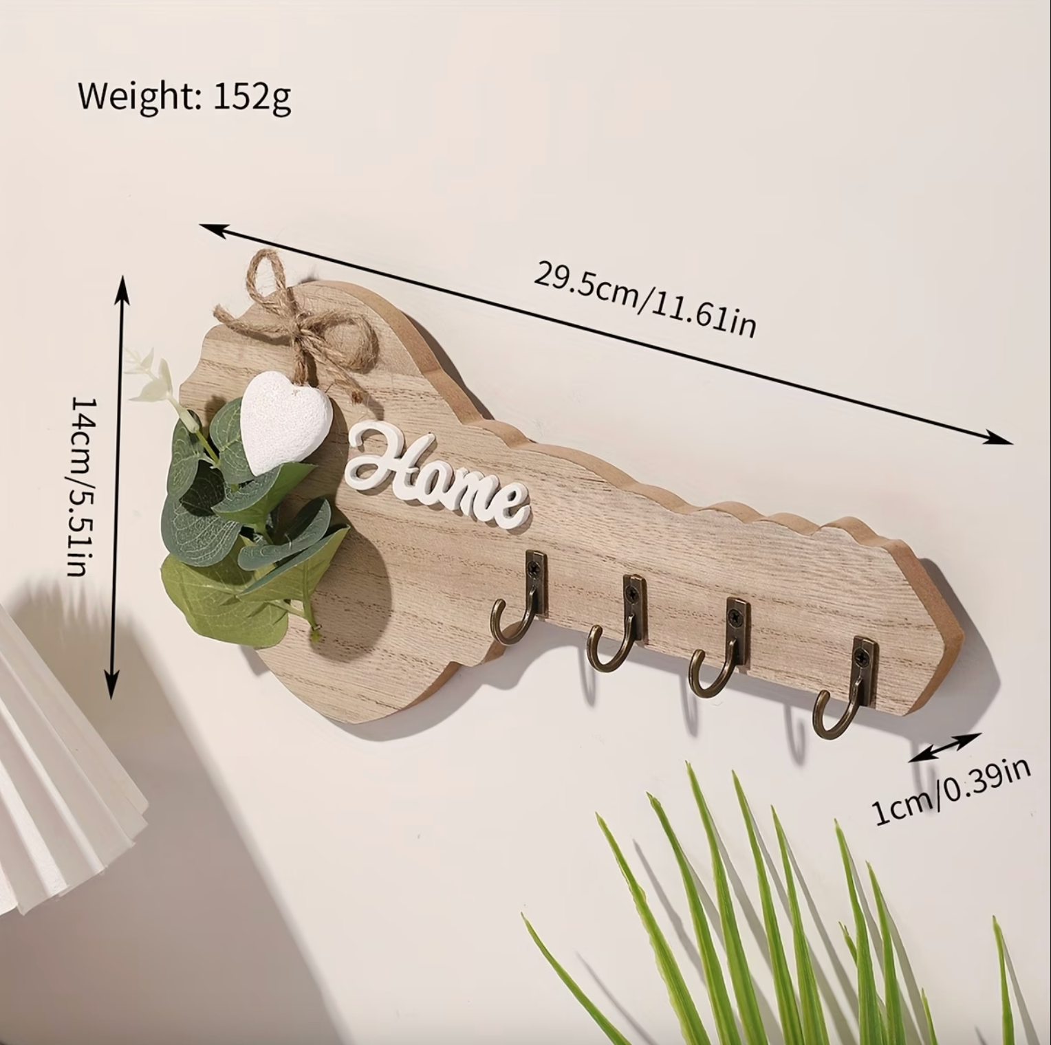 Rustic Key Holder - HavenCraft™ Home Essentials