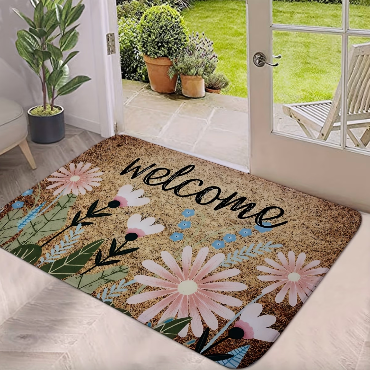 DaisyDream™ Outdoor Welcome Mat - LuxeHome Essentials