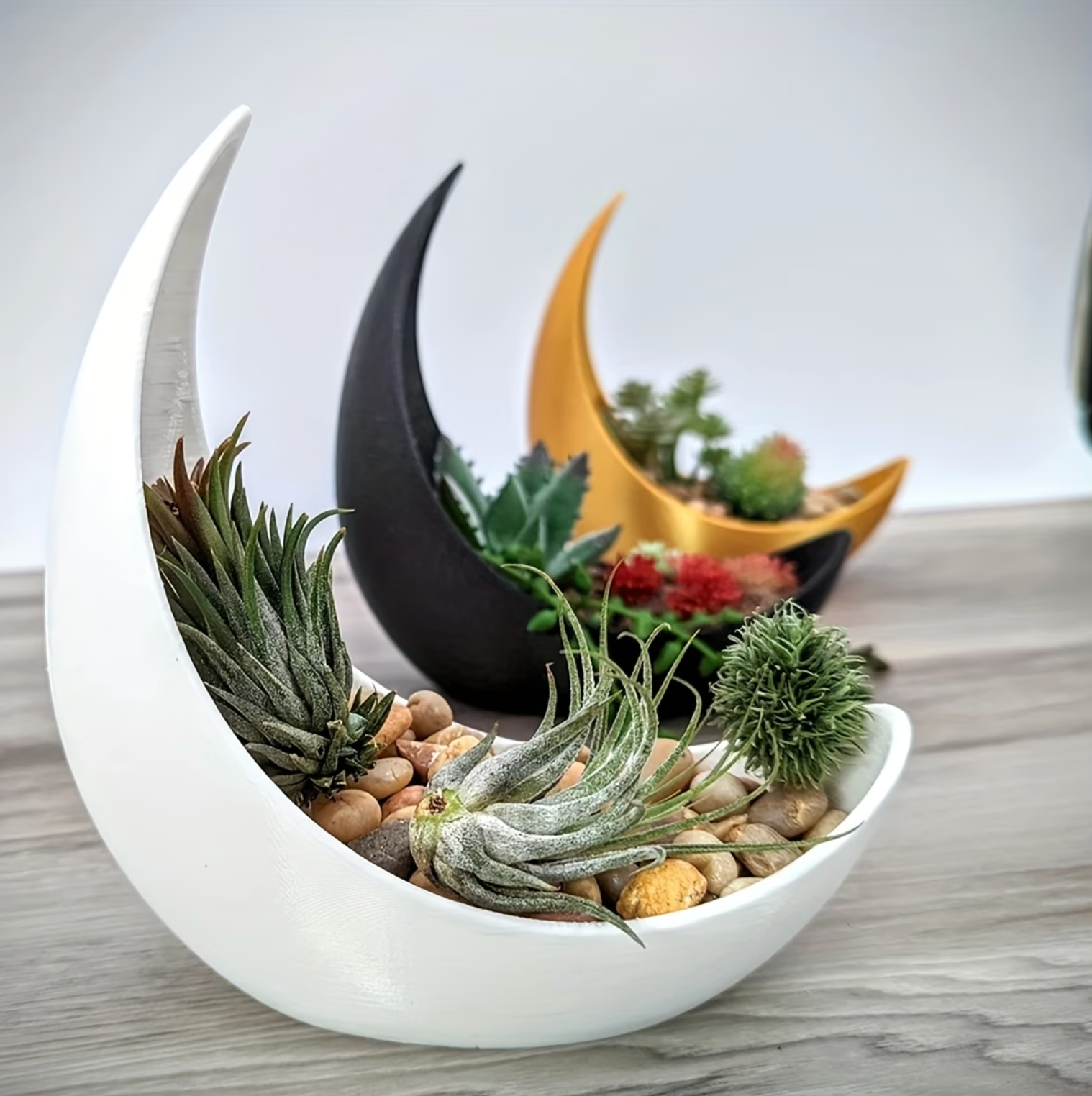 Crescent Moon Planter - Celestial Haven