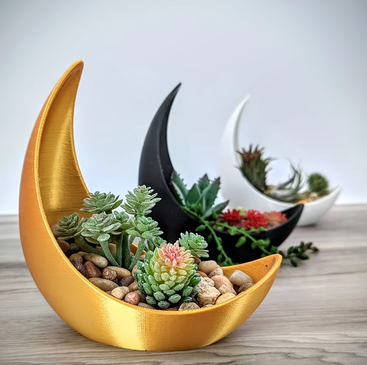 Crescent Moon Planter - Celestial Haven