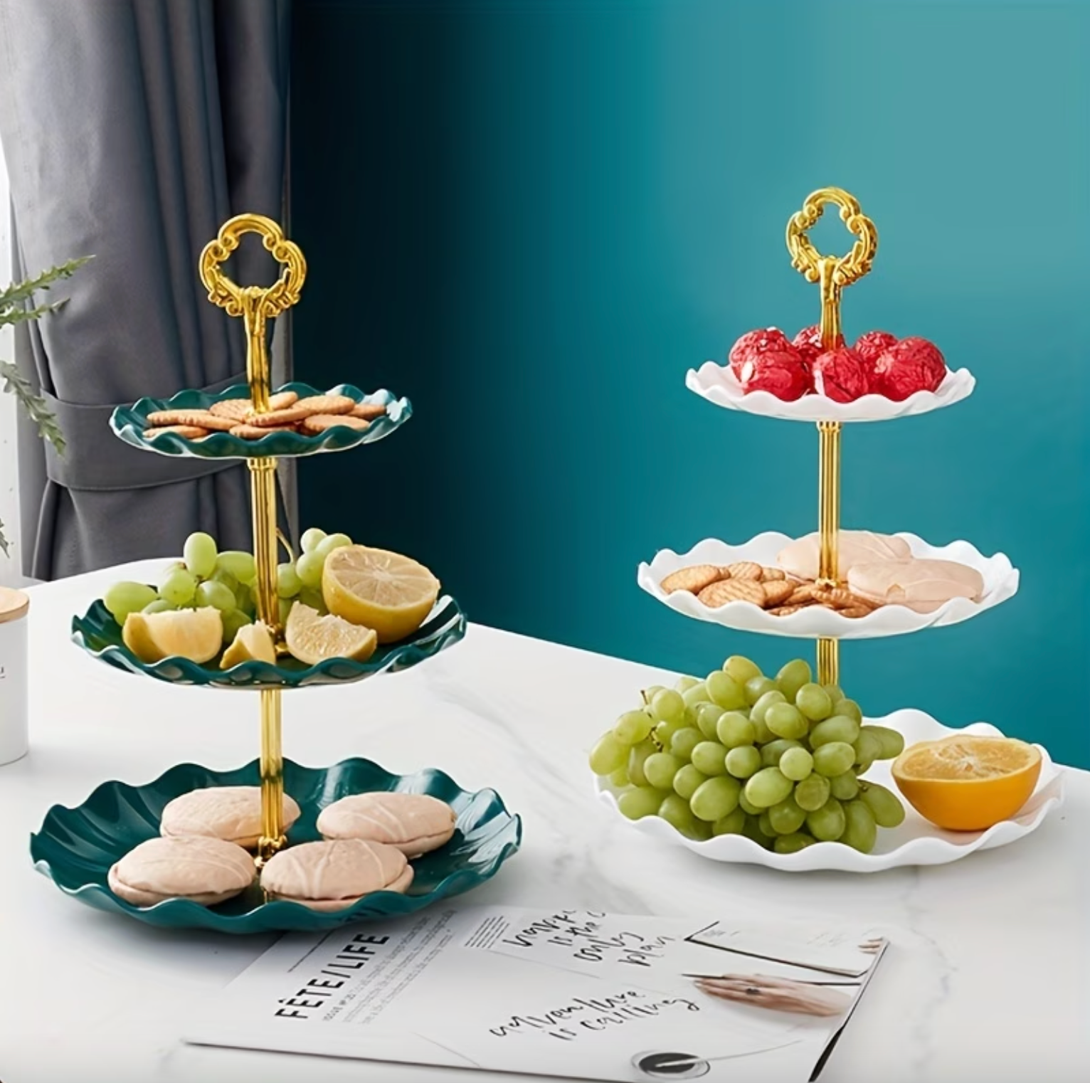Elegant Tiered Serving Stand - LuxeServe™