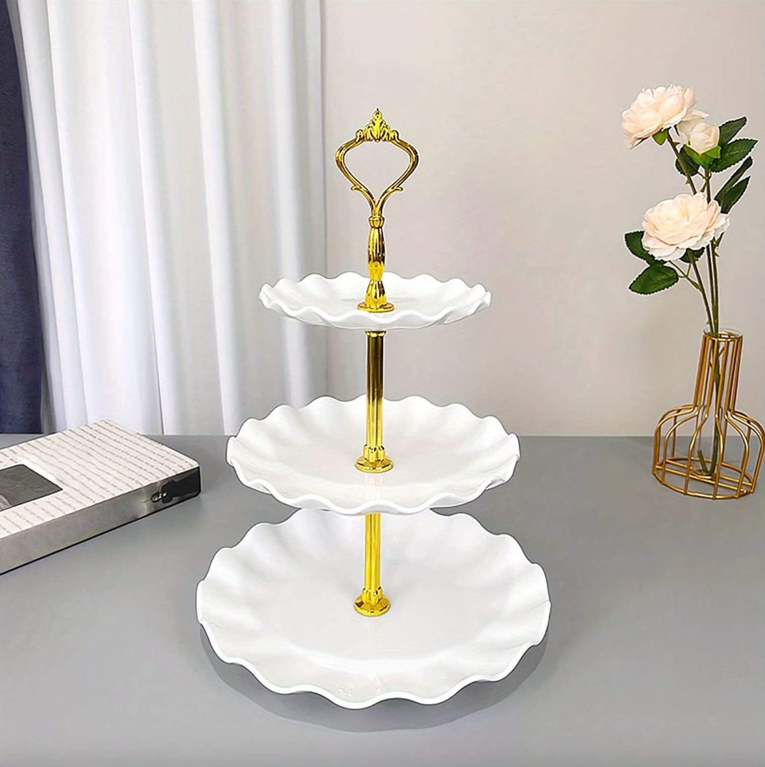 Elegant Tiered Serving Stand - LuxeServe™