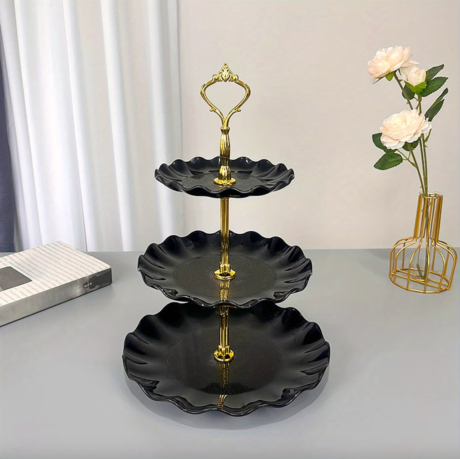 Elegant Tiered Serving Stand - LuxeServe™
