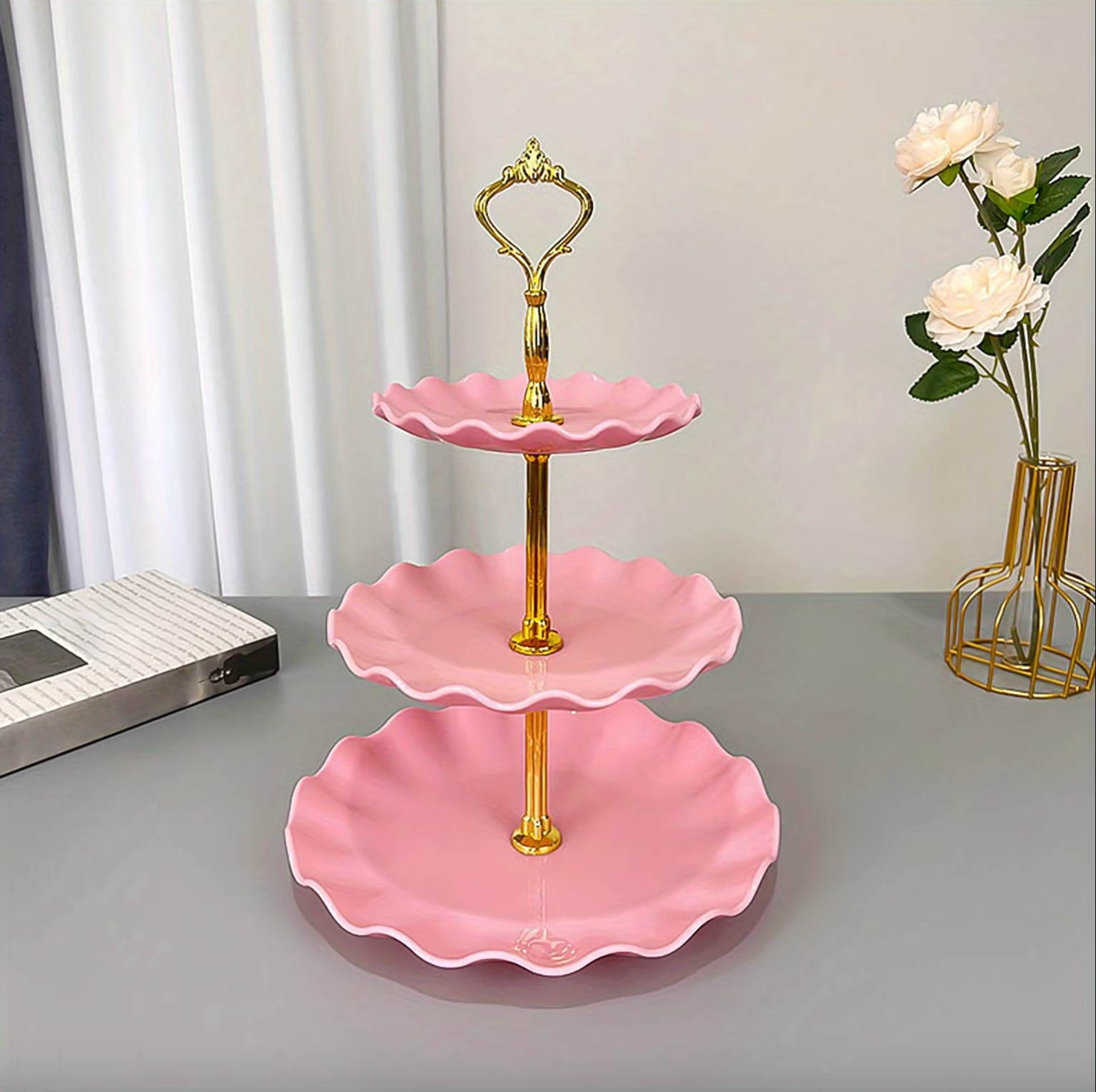 Elegant Tiered Serving Stand - LuxeServe™
