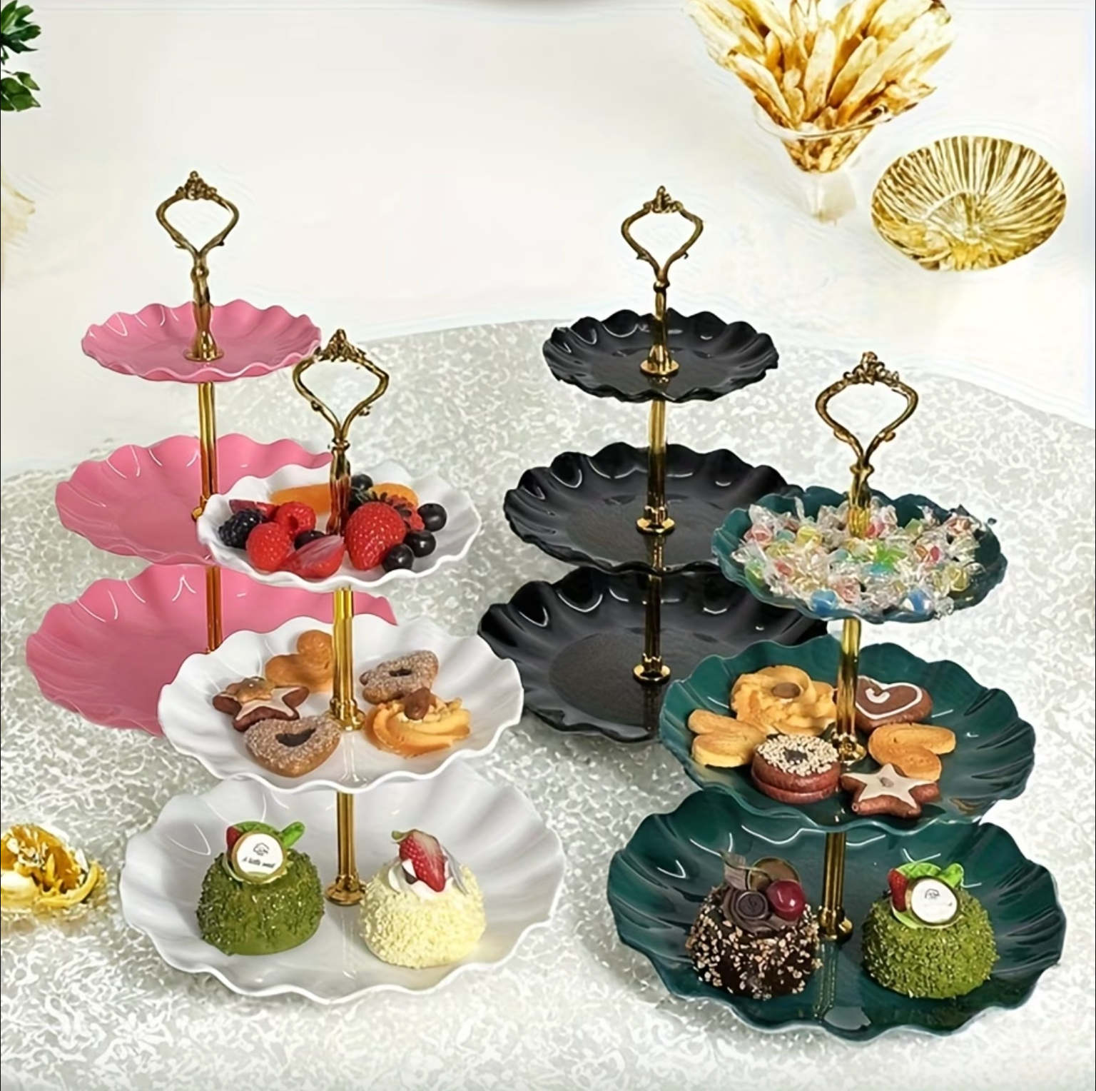 Elegant Tiered Serving Stand - LuxeServe™