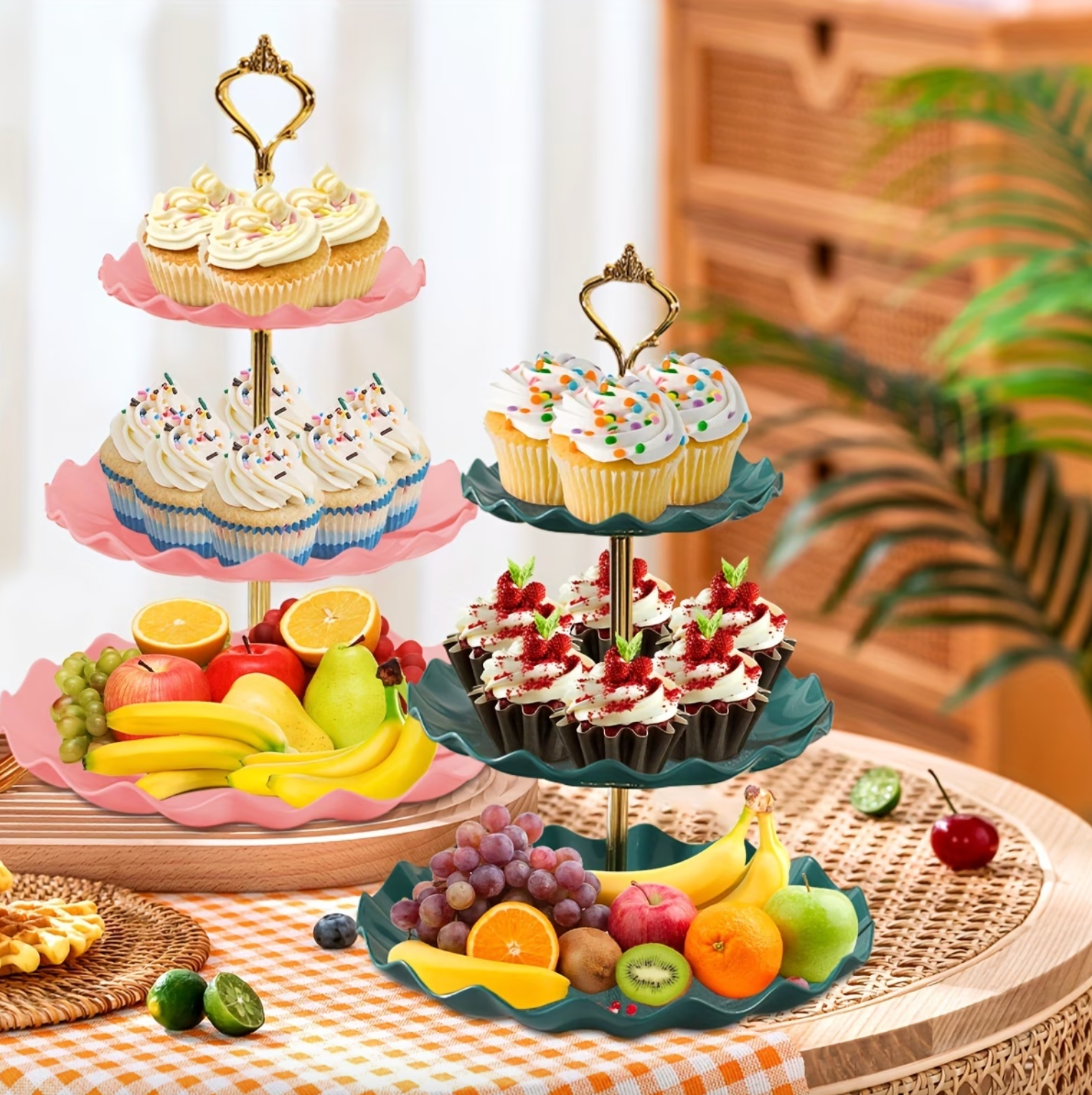 Elegant Tiered Serving Stand - LuxeServe™