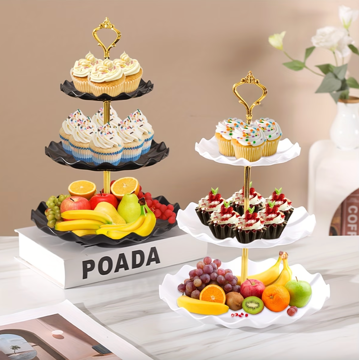 Elegant Tiered Serving Stand - LuxeServe™
