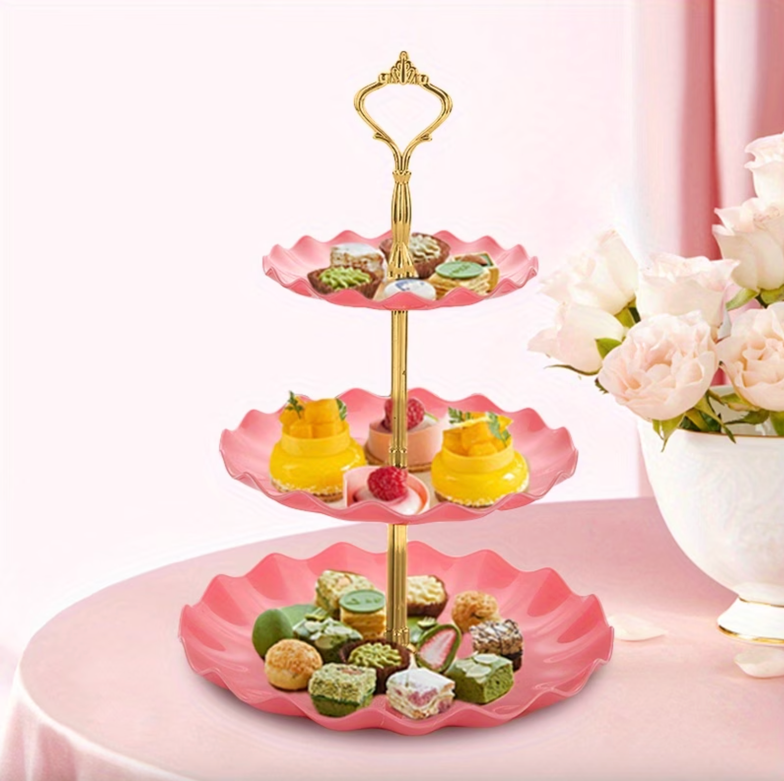 Elegant Tiered Serving Stand - LuxeServe™