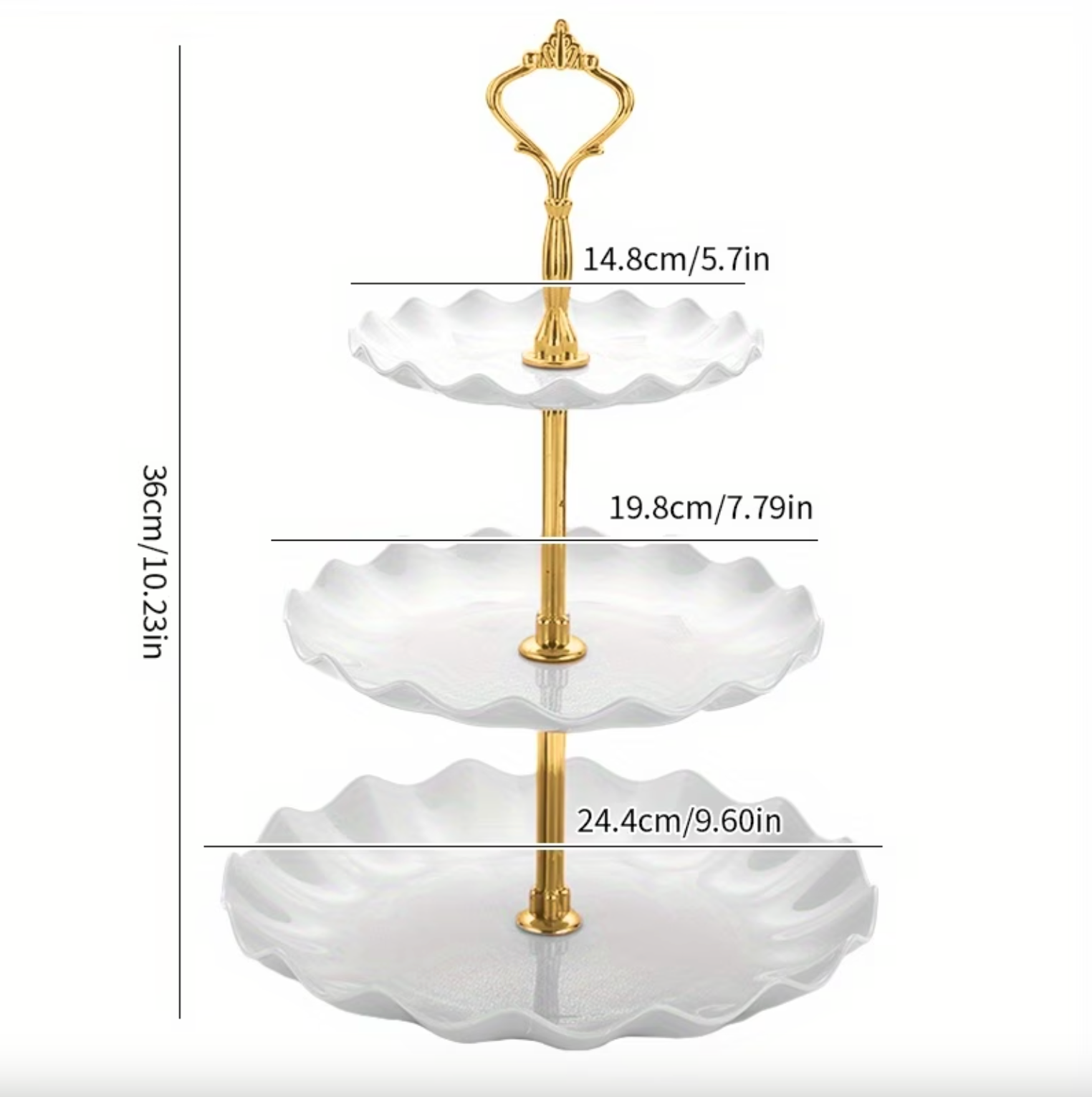 Elegant Tiered Serving Stand - LuxeServe™