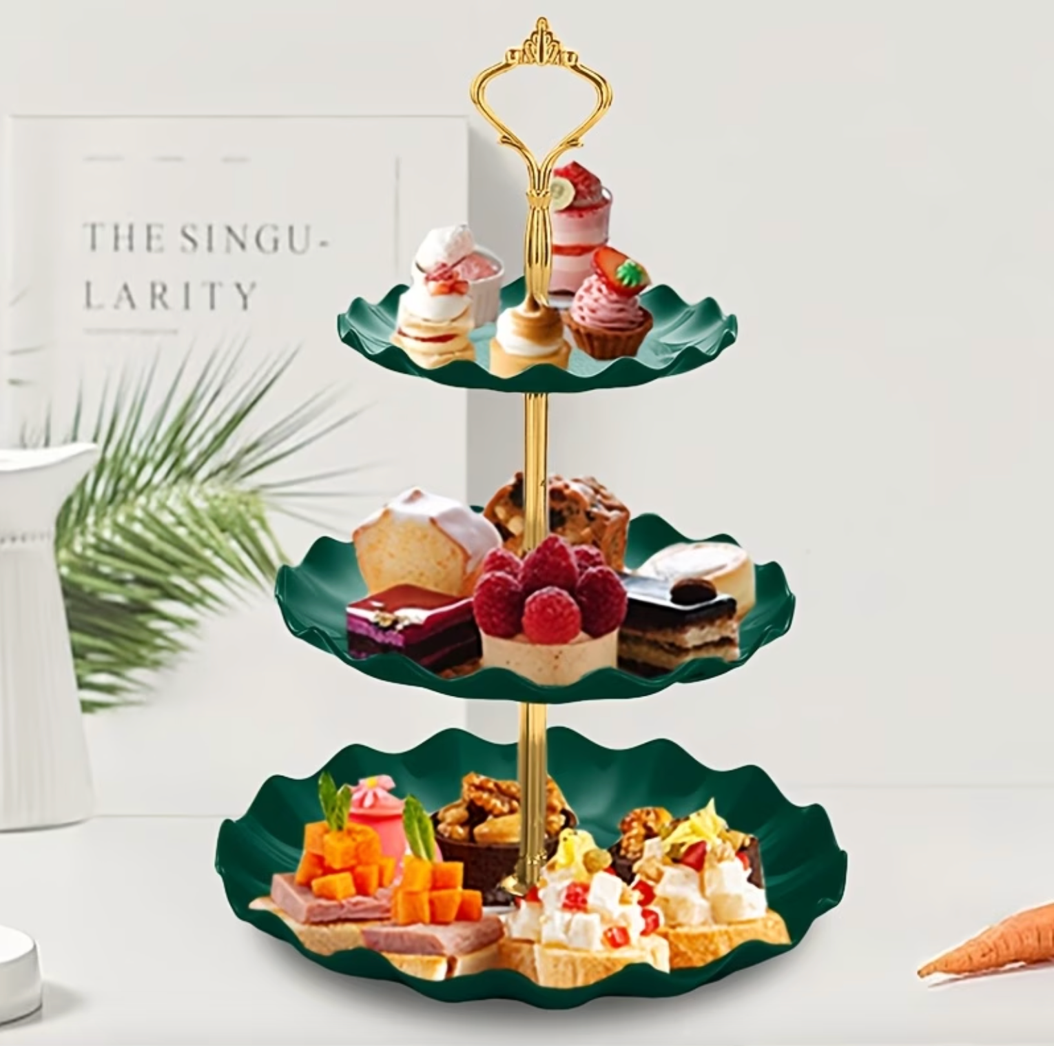 Elegant Tiered Serving Stand - LuxeServe™