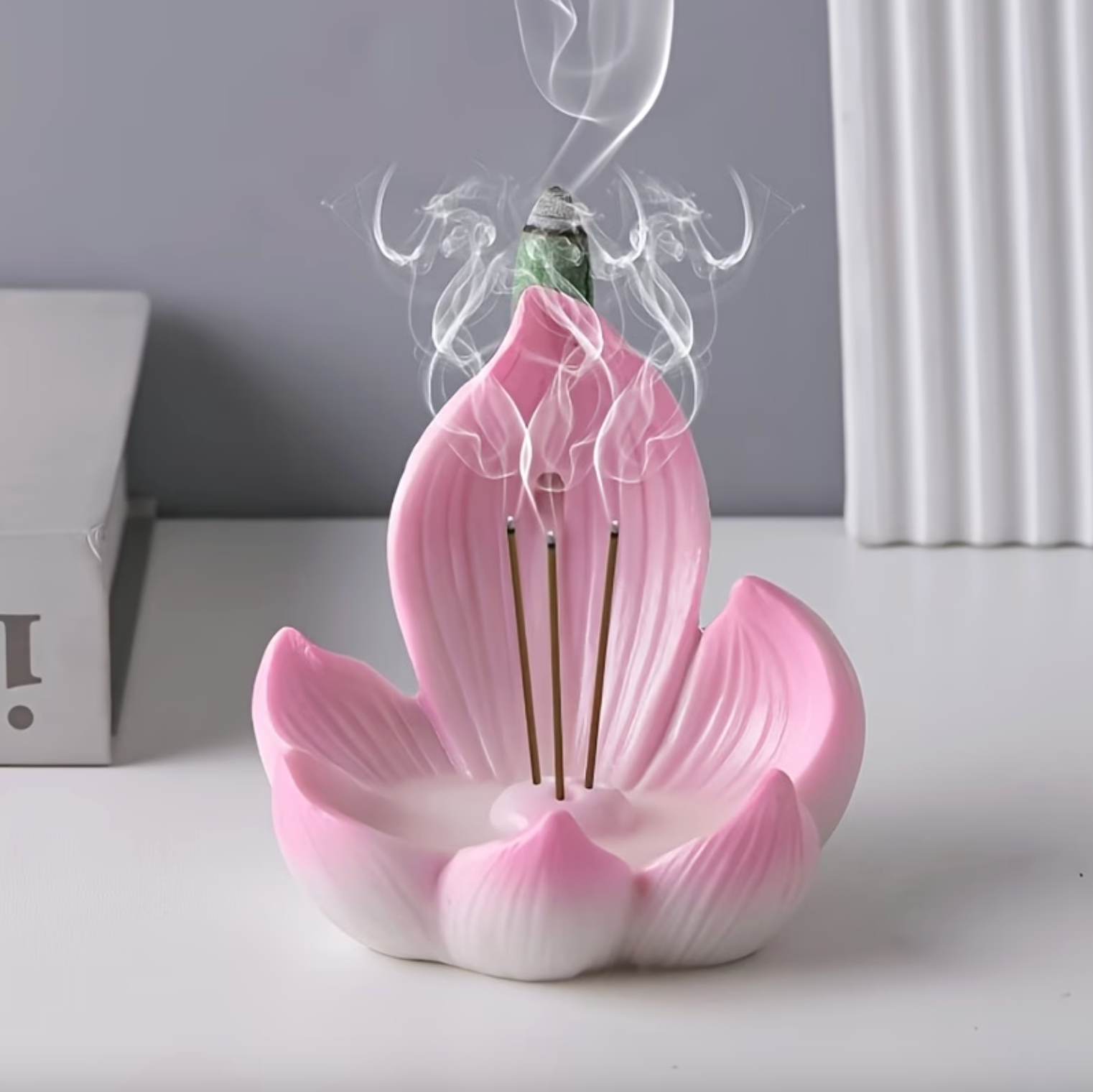 AromaFlow™ - Lotus Incense Fountain with Soothing Mist