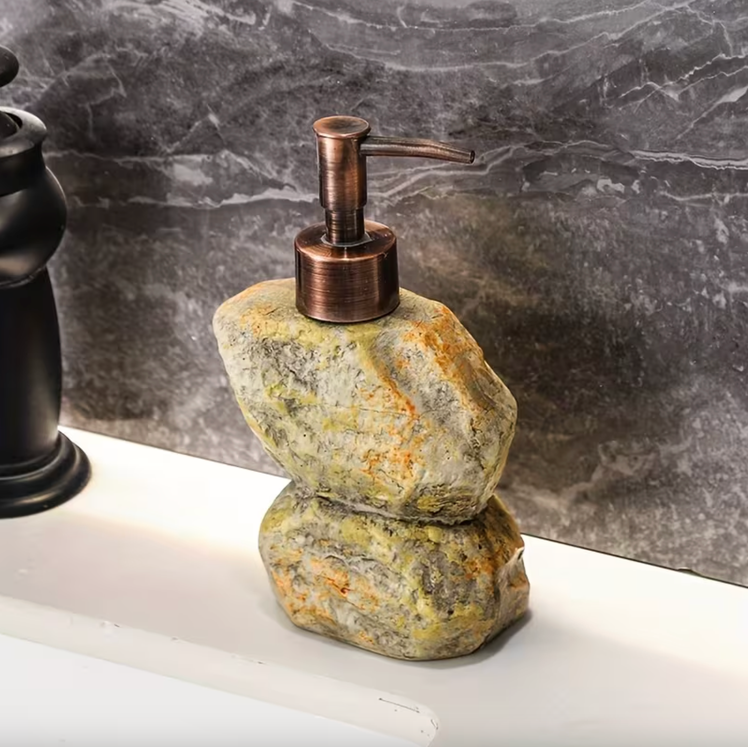 EcoPure Soap Dispenser - Aurestone™ Natural Design