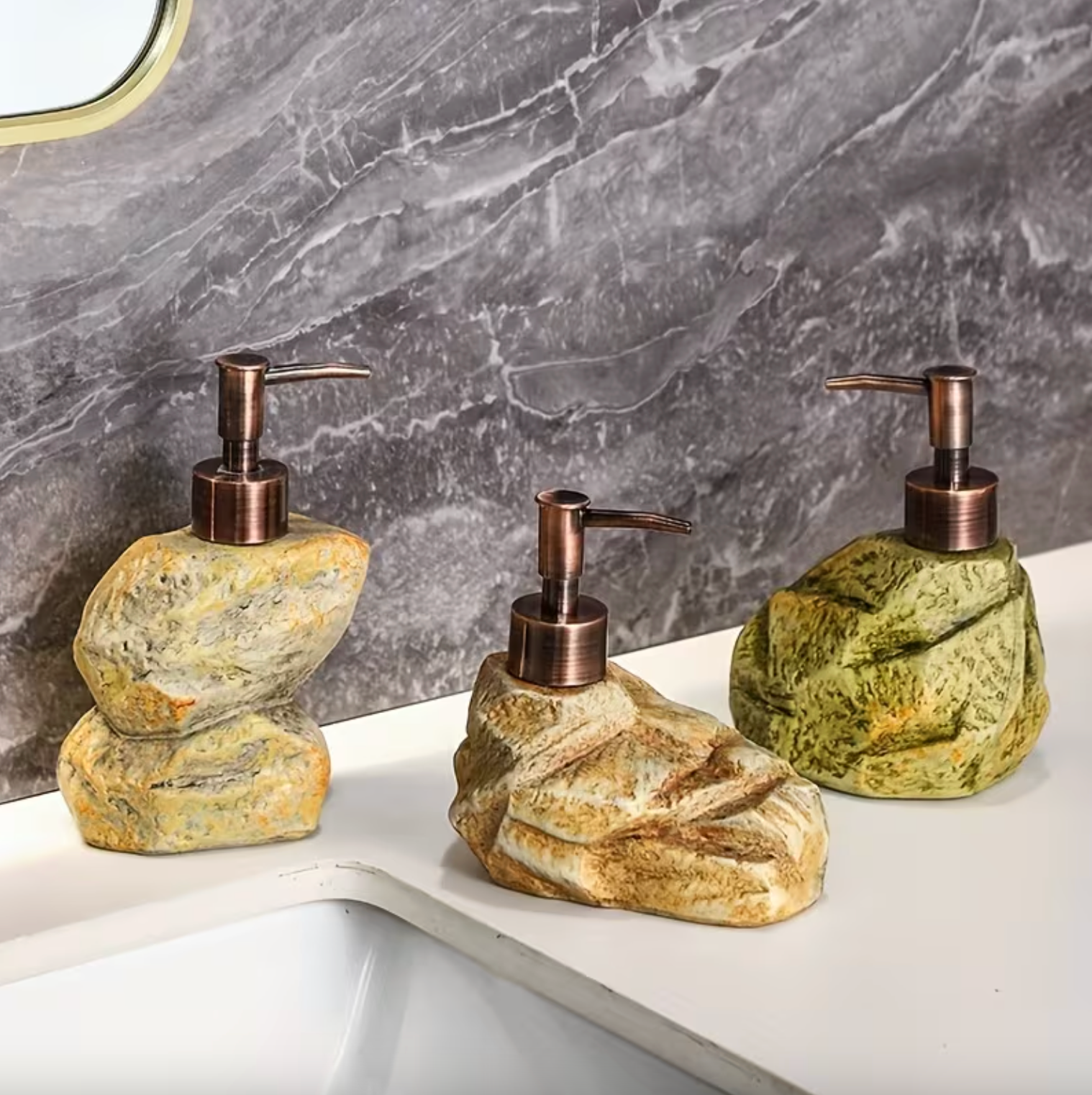 EcoPure Soap Dispenser - Aurestone™ Natural Design
