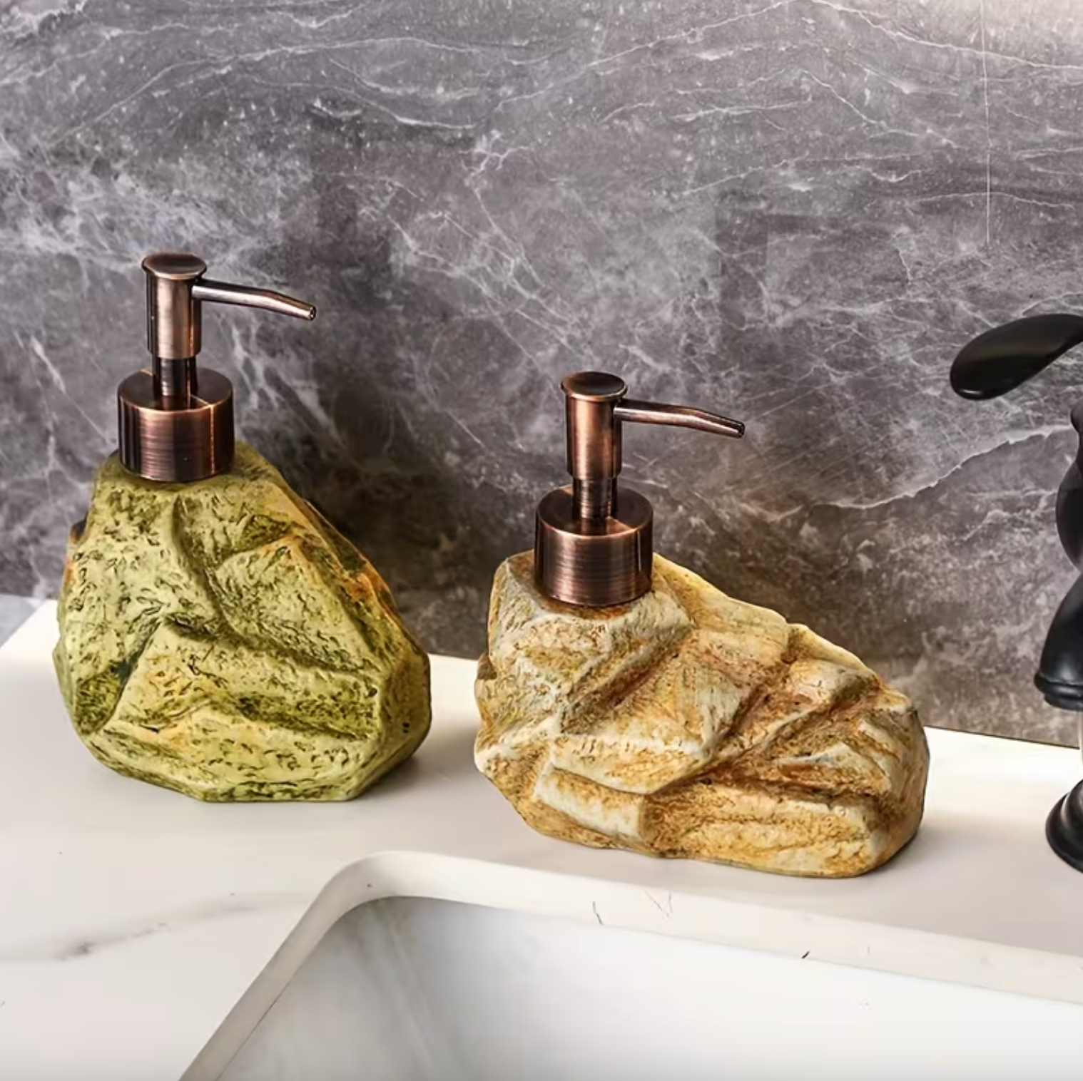 EcoPure Soap Dispenser - Aurestone™ Natural Design
