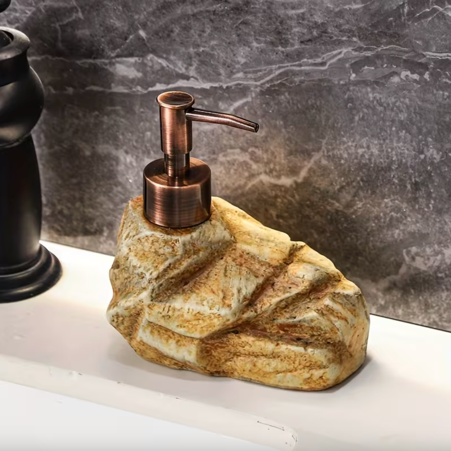 EcoPure Soap Dispenser - Aurestone™ Natural Design