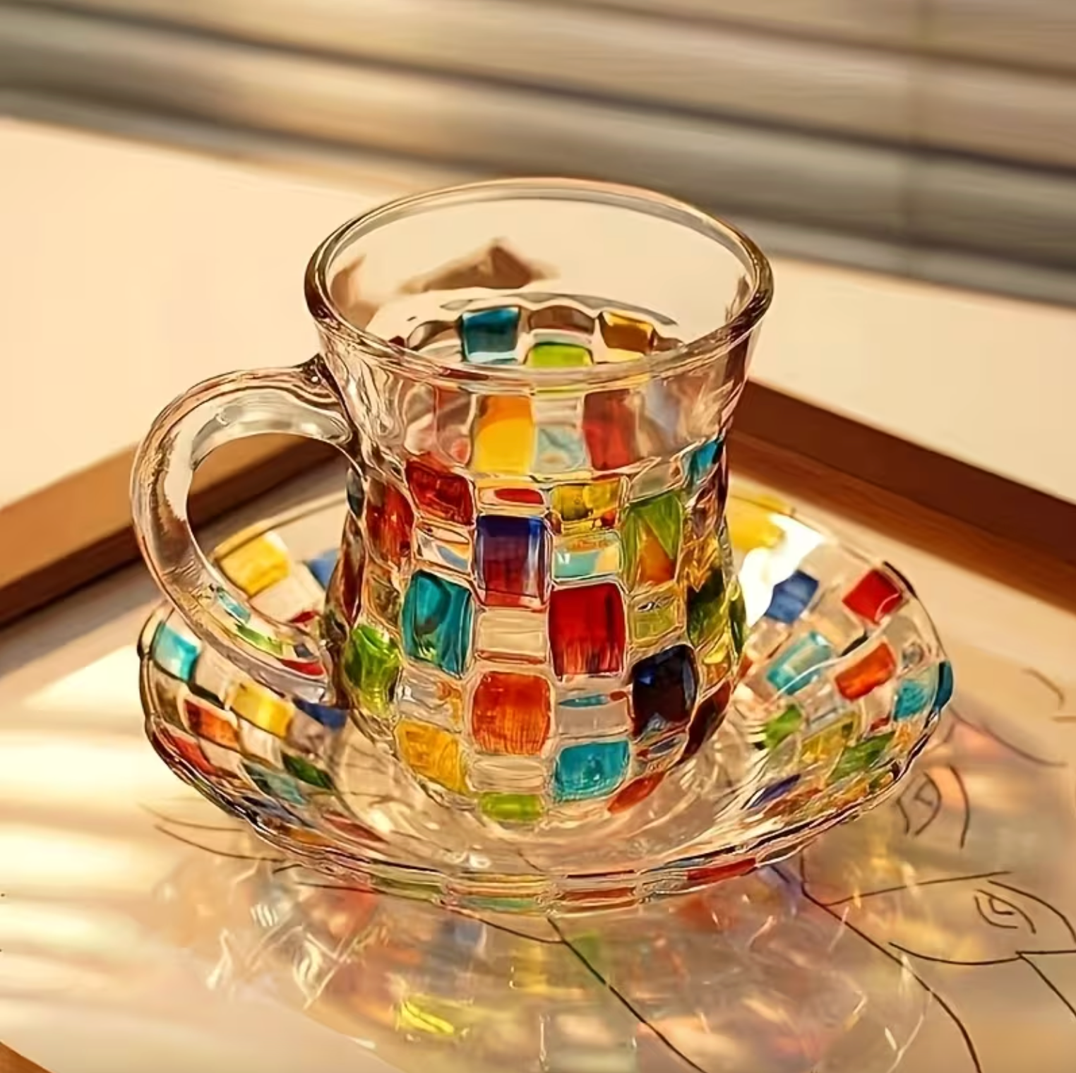 Mosaic Glass Art - LuminaCraft™