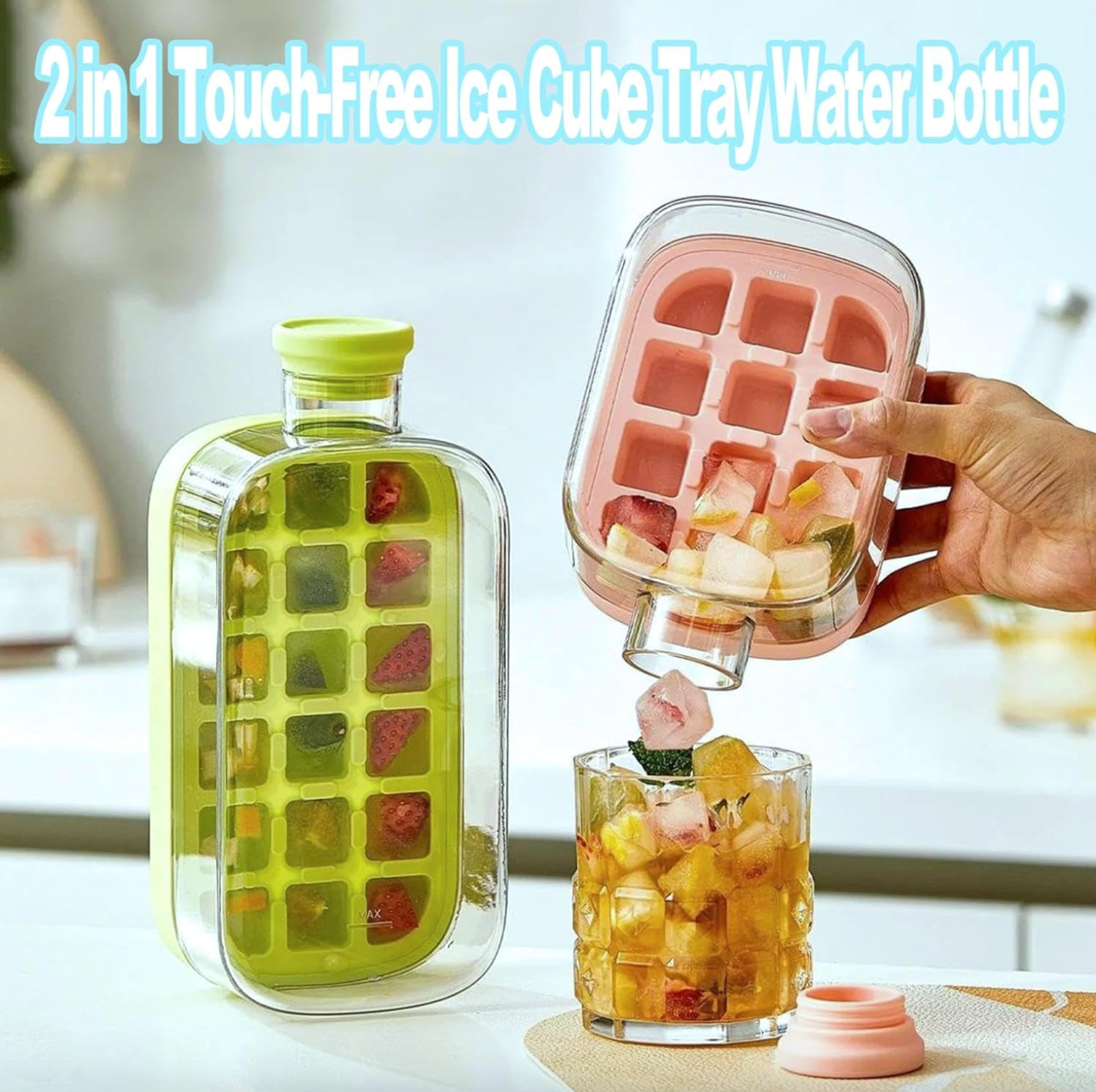Ice Bottle - FrostFlow™ 2-in-1 Hydration Solution