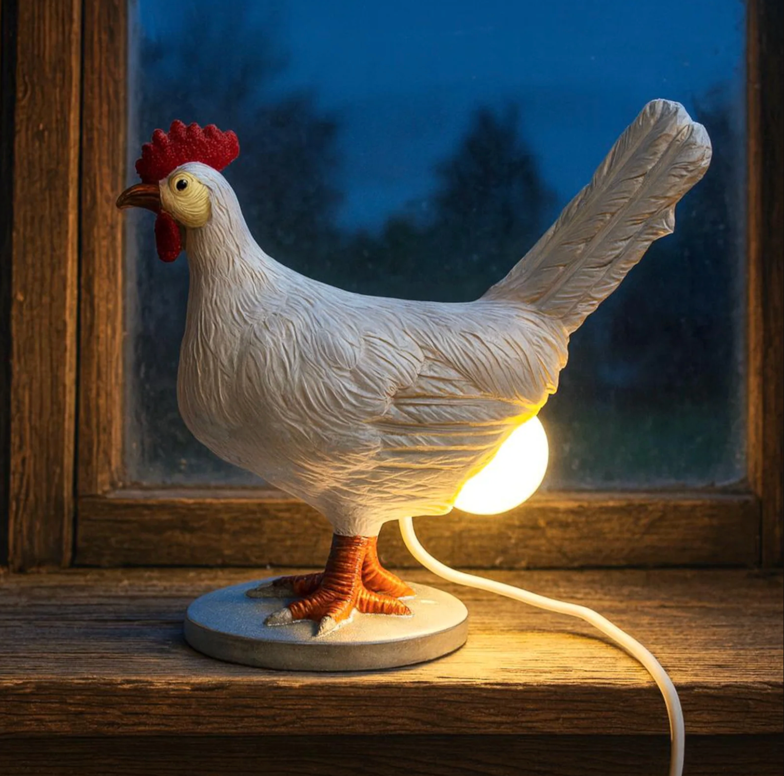 Illuminated Egg Lamp - Luminous Nest