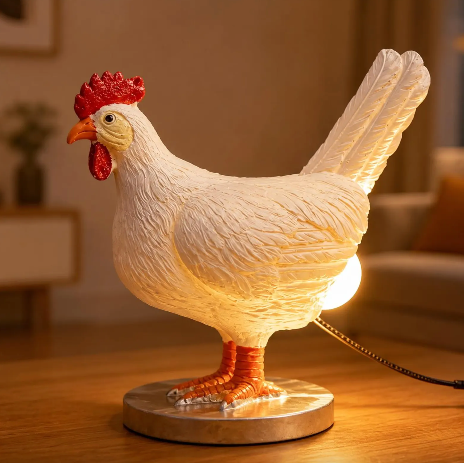 Illuminated Egg Lamp - Luminous Nest