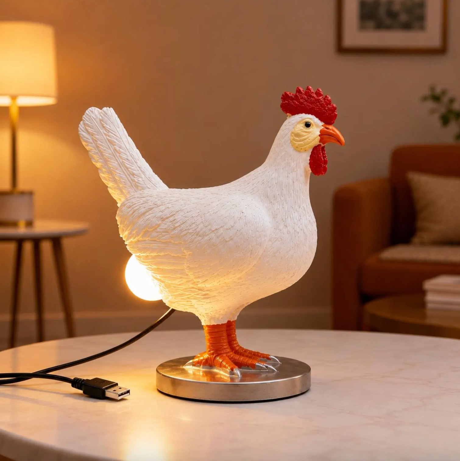 Illuminated Egg Lamp - Luminous Nest