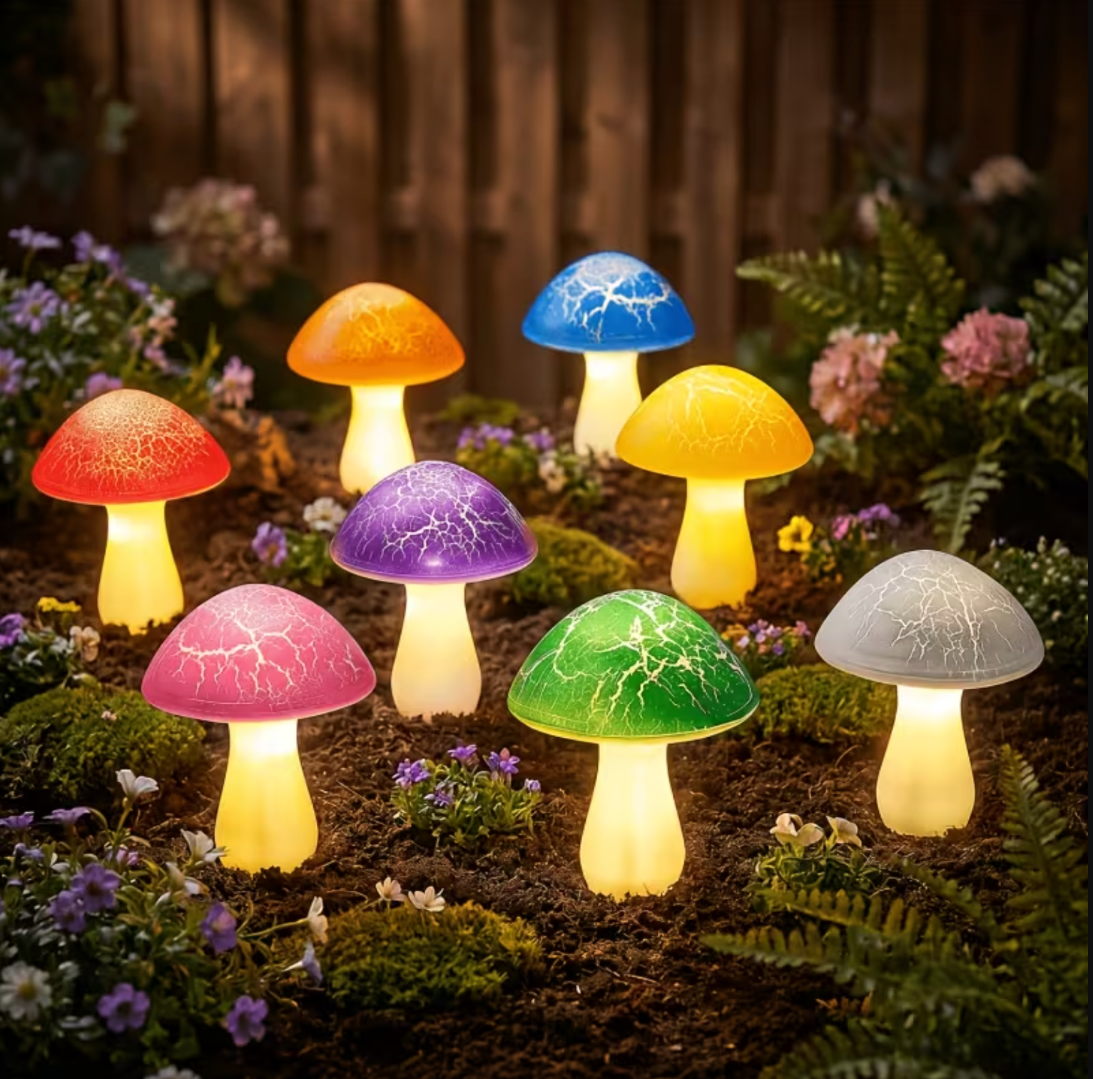 Luminous Solar Mushroom Garden Lights - EcoGlow™